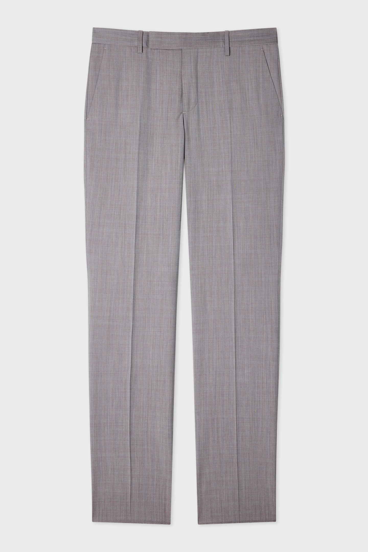 MENS TAILORED FIT 2 BUTTON SUIT TAUPE 2