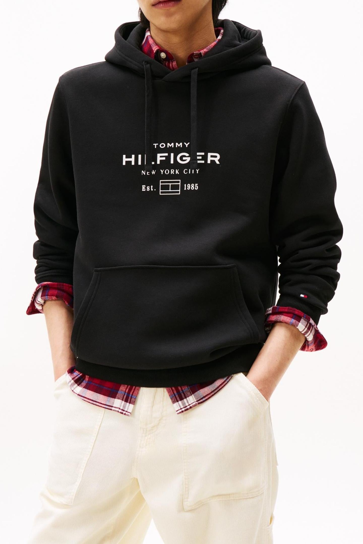 OVAL GRAPHIC HOODIE BLACK 2