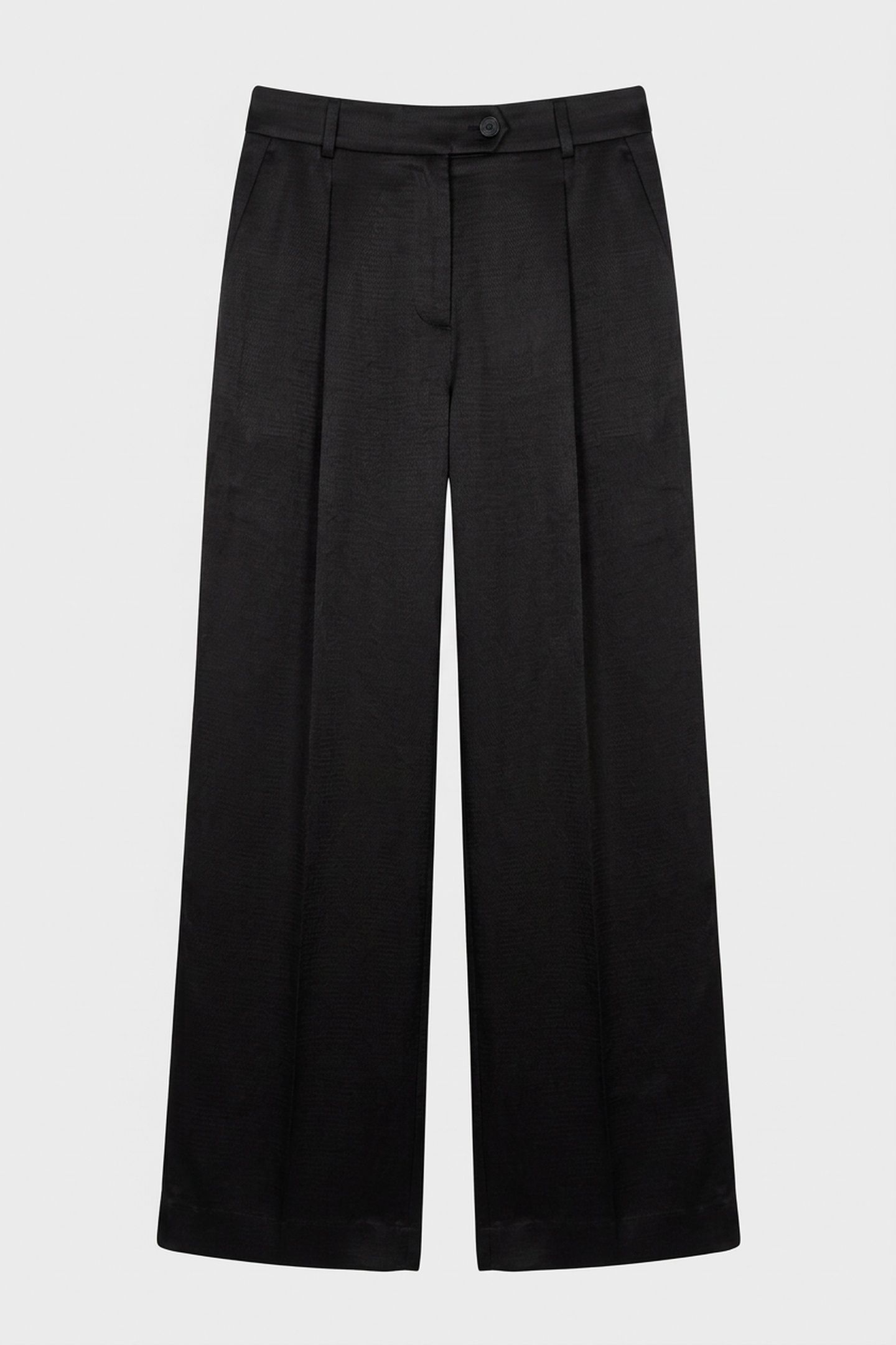 EIJA SLOUCHY SATIN TROUSERS BLACK 3
