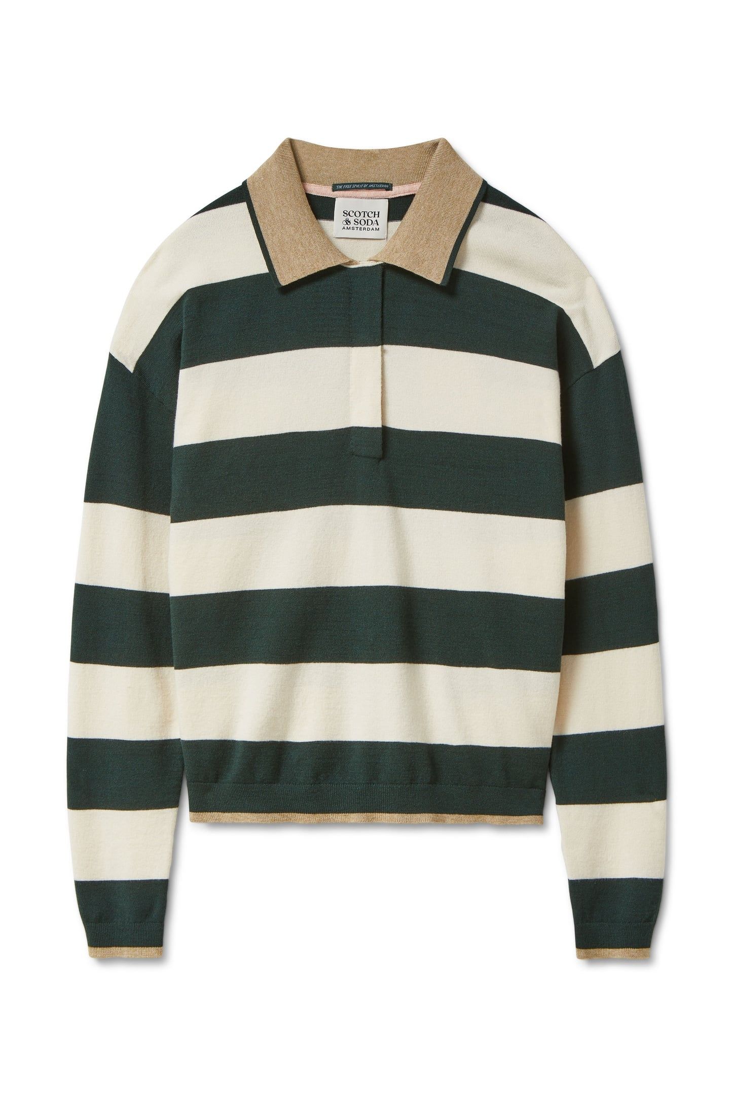 POLO SWEATER SCARAB/ANTIQUE WHITE 4