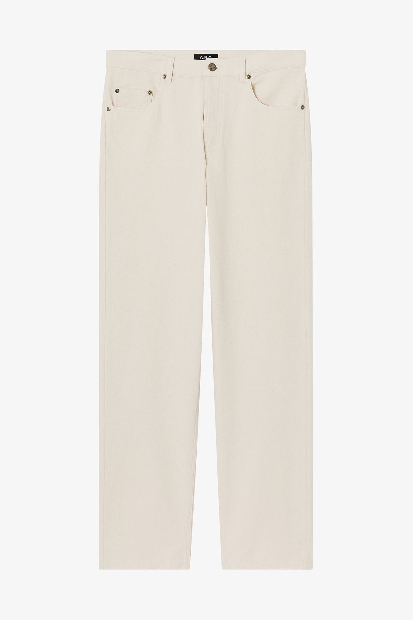 UNISEX JEANS FAIRFAX ECRU 4