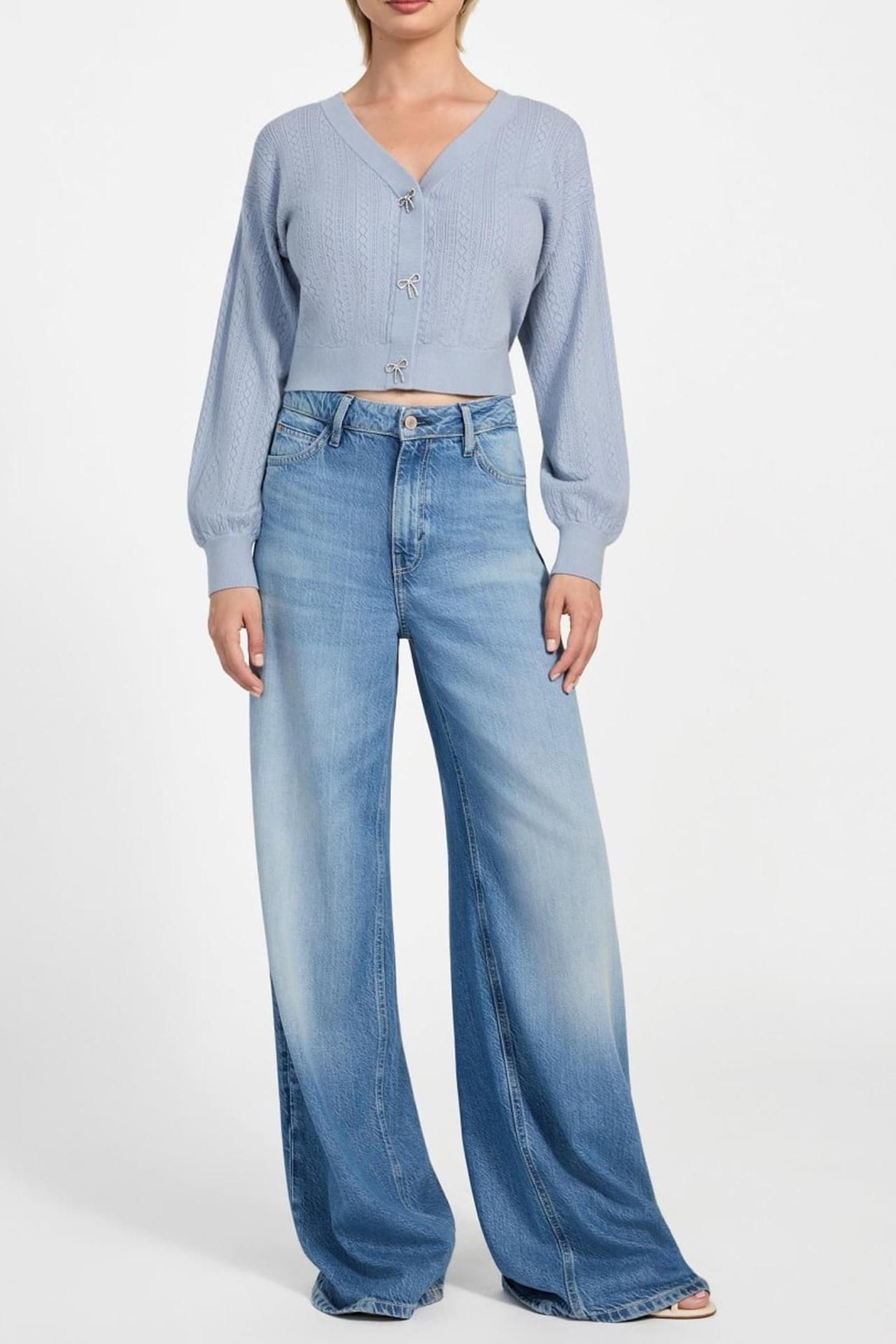 LS VN LYLA CARDI SWT NIMBUS BLUE 7