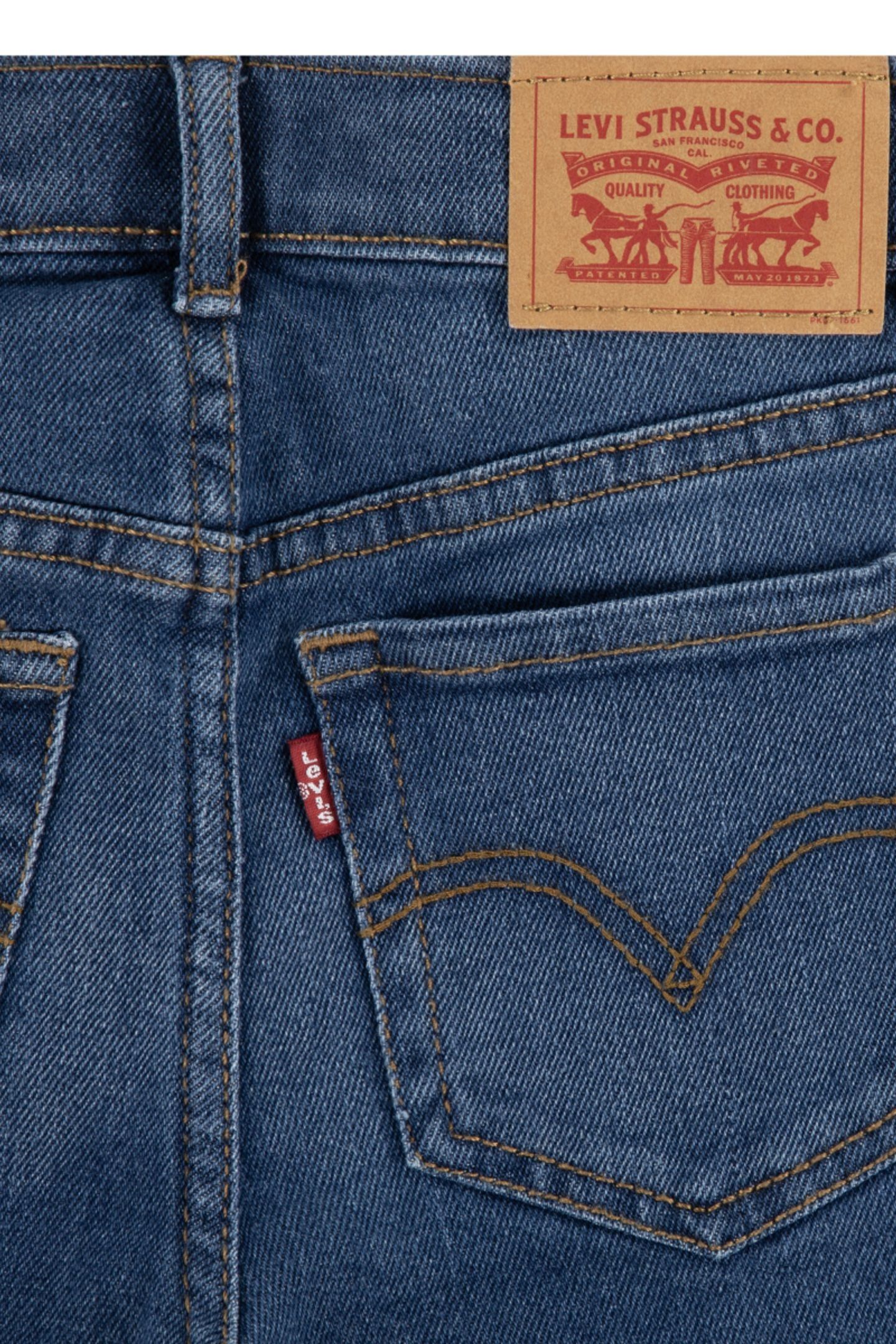 GIRLS 726 HIGH RISE FLARE JEAN DOUBLE TALK 3