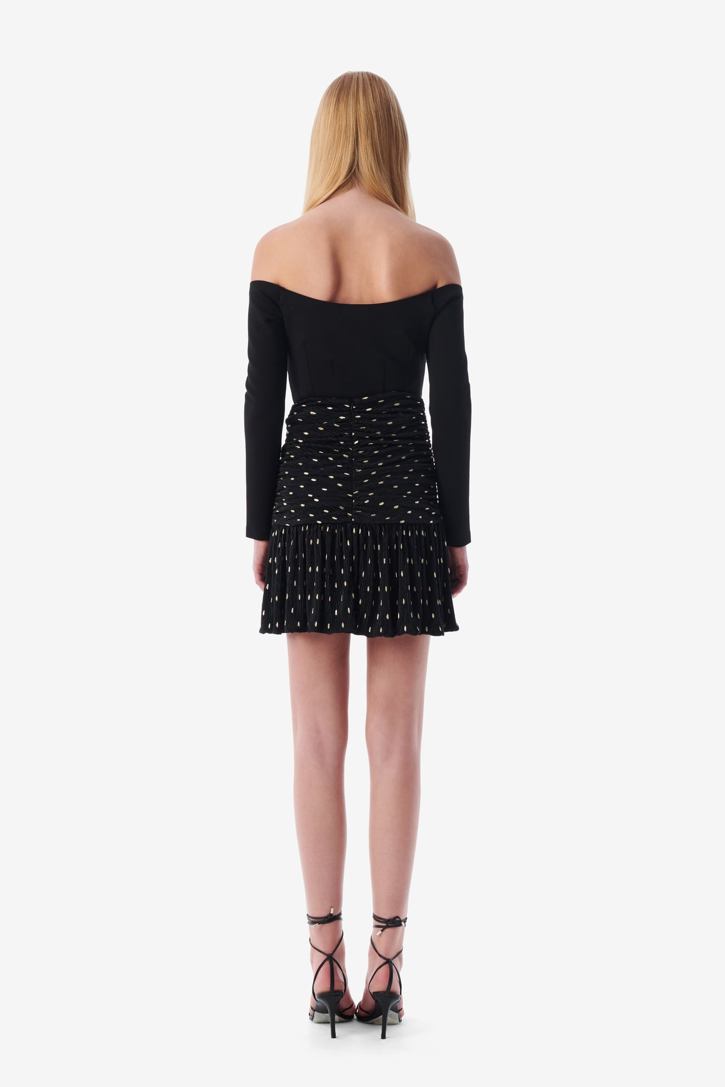 RIHAM SKIRT BLACK/GOLD 2