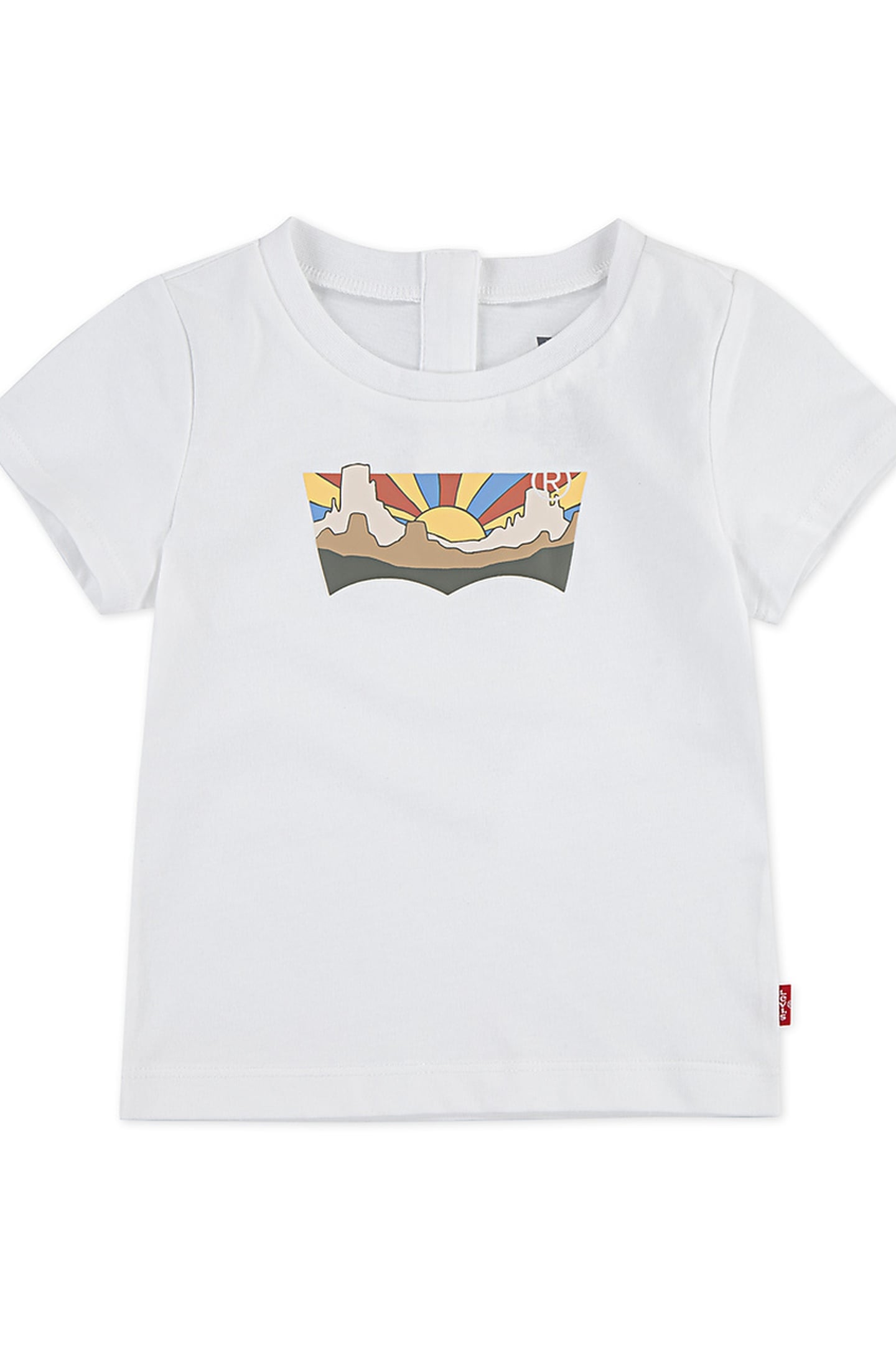 BOYS SEASONAL BATWING TEE BRIGHT WHITE 1