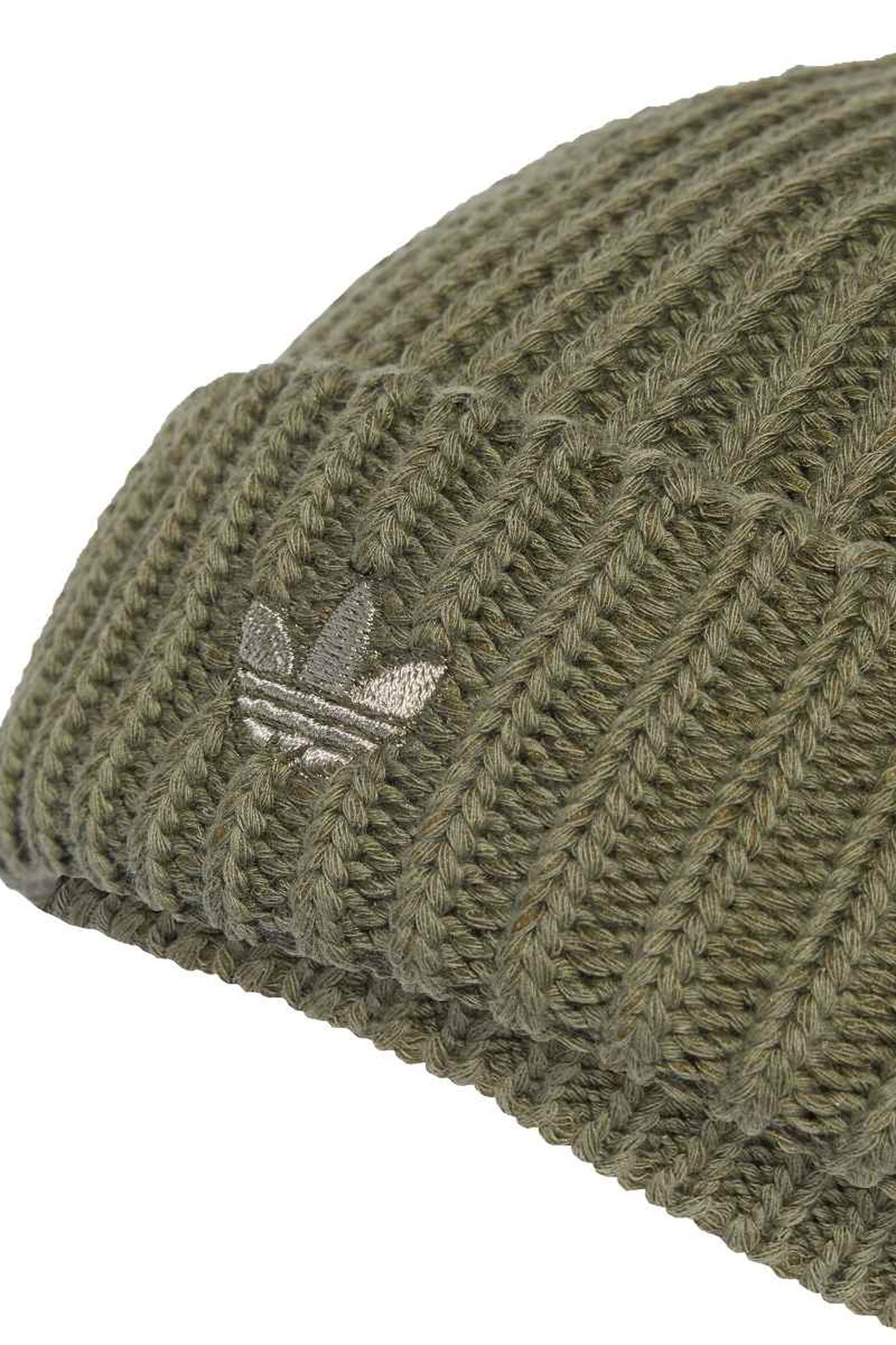 UNISEX SHORT BEANIE OLIVE STRATA 3