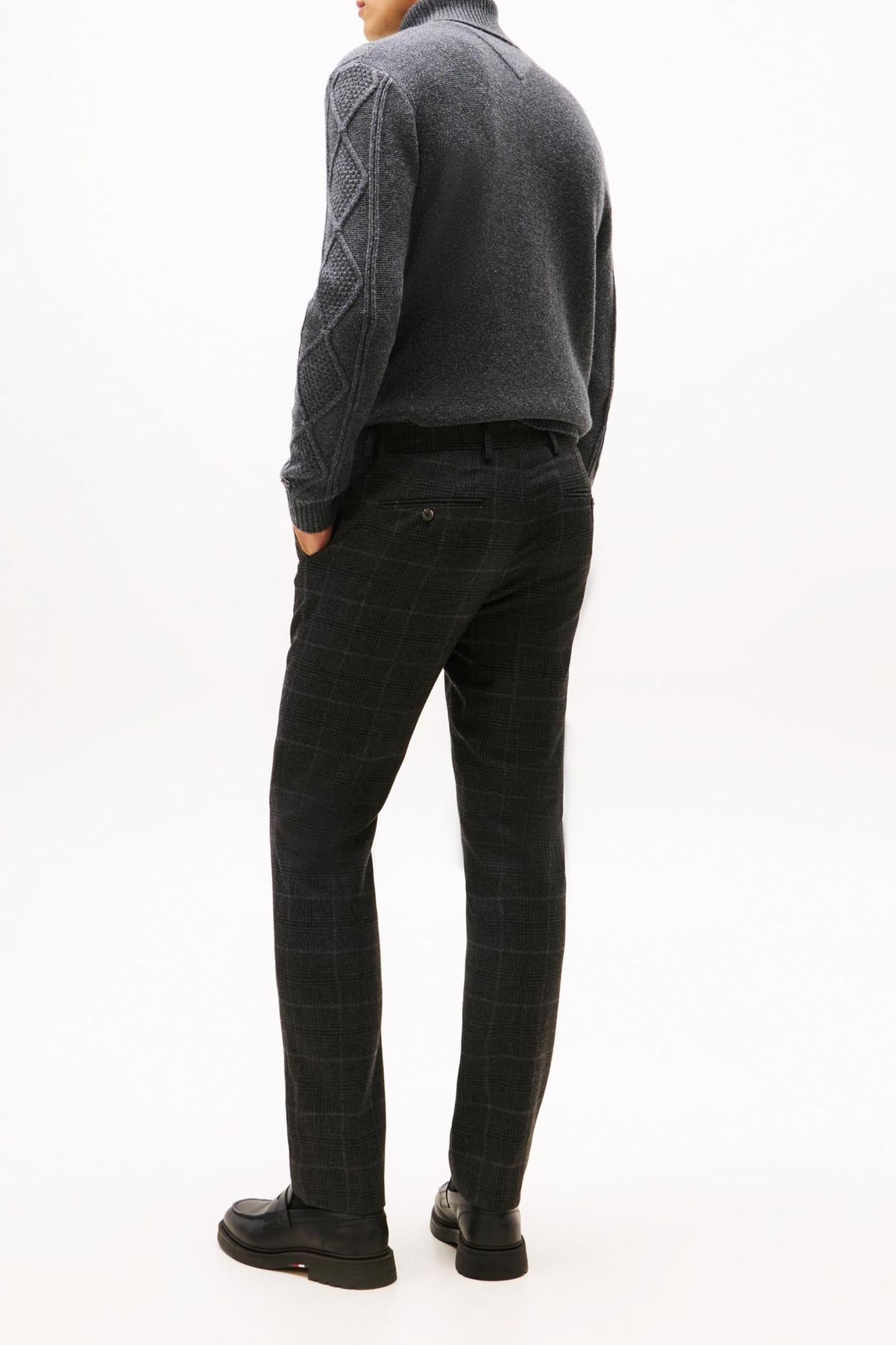 DC DENTON PATTERN PANTS DARK GREY MELANGE 2