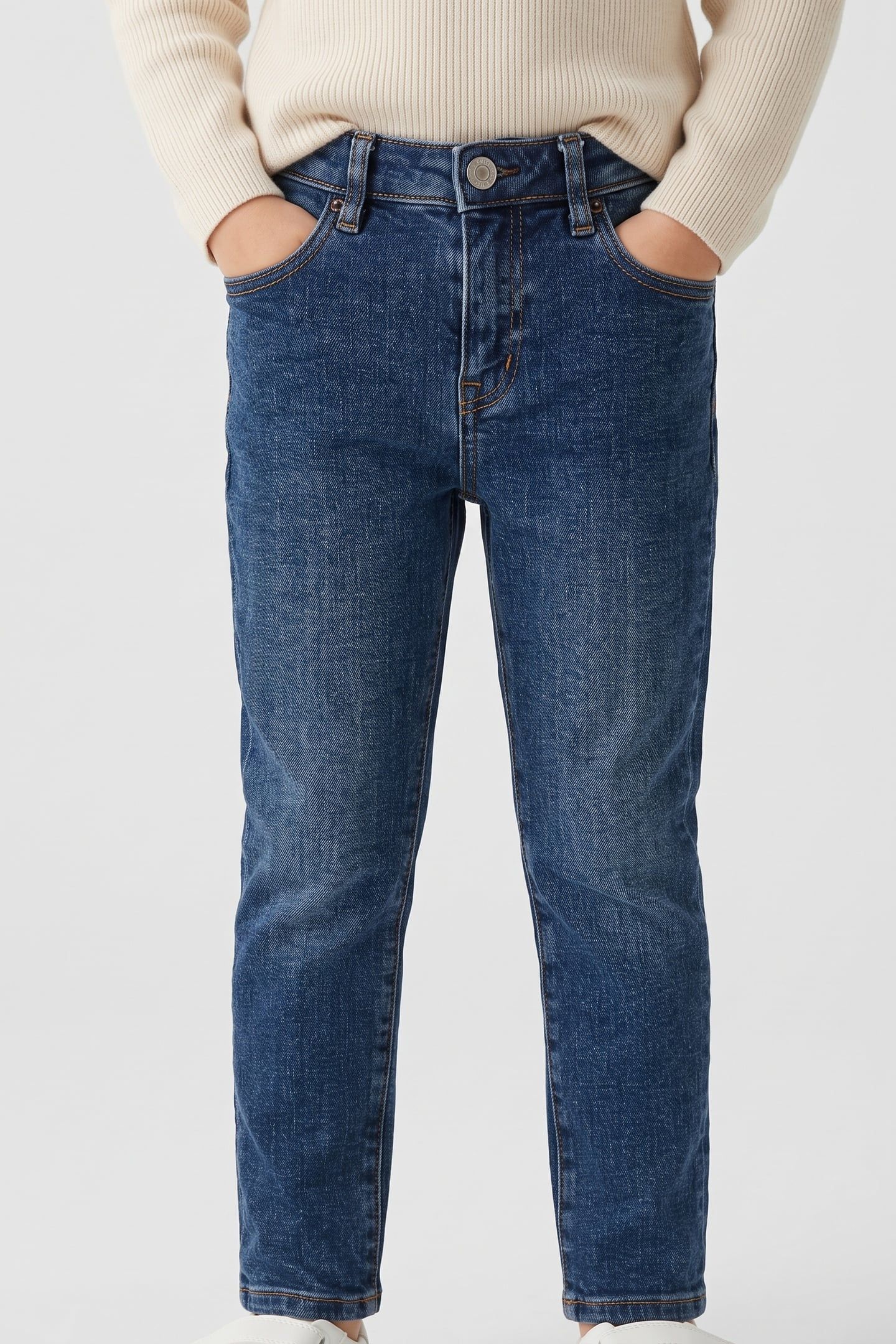 DENIM SLIM ORGANIC JEANS BLUE 1