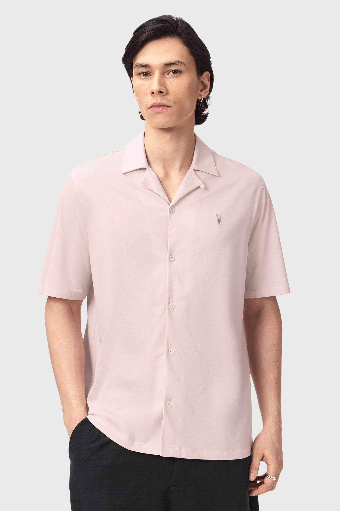 HUDSON SS SHIRT SEASHELL PINK 2
