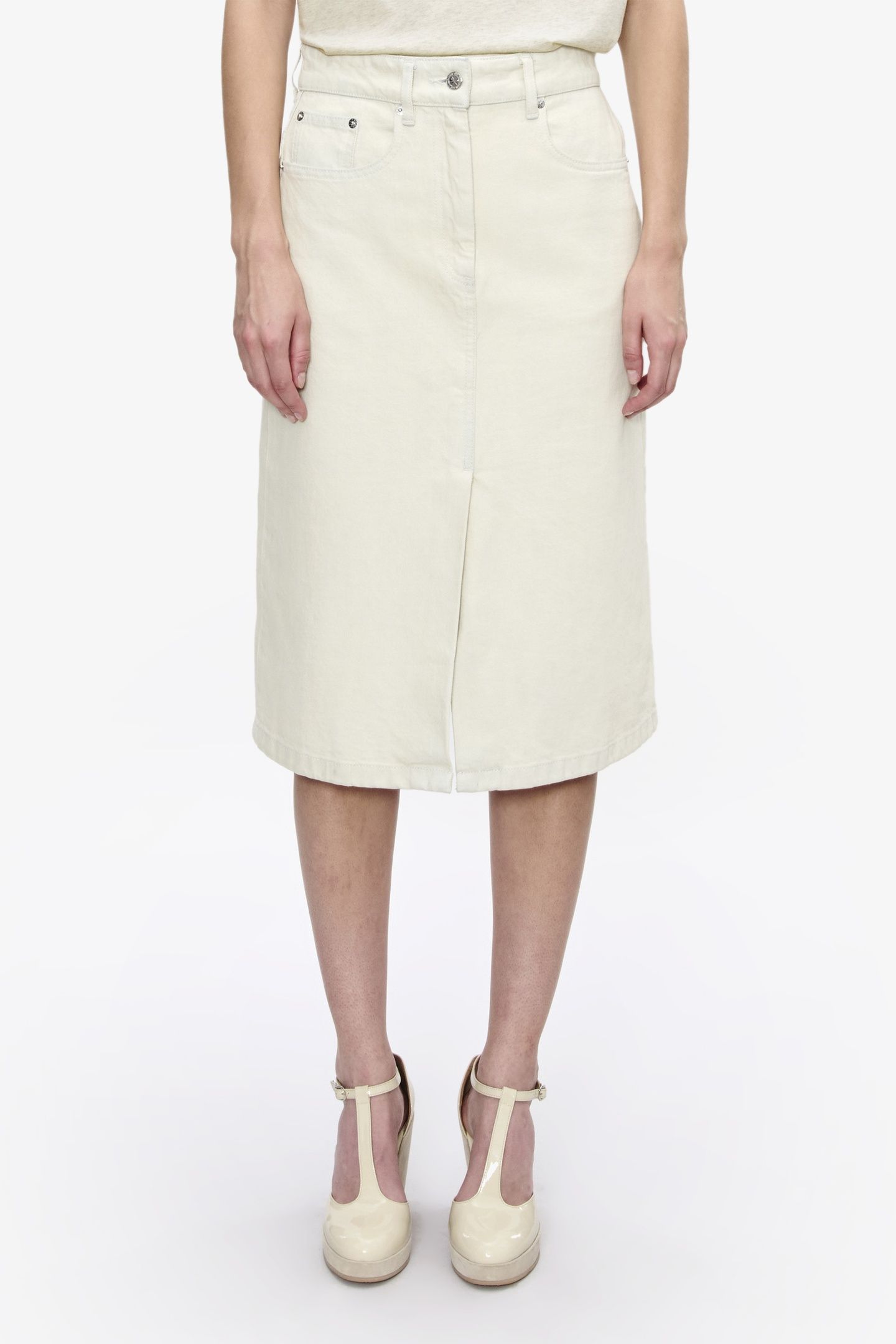 SKIRT LONG BLEACHED OUT 1