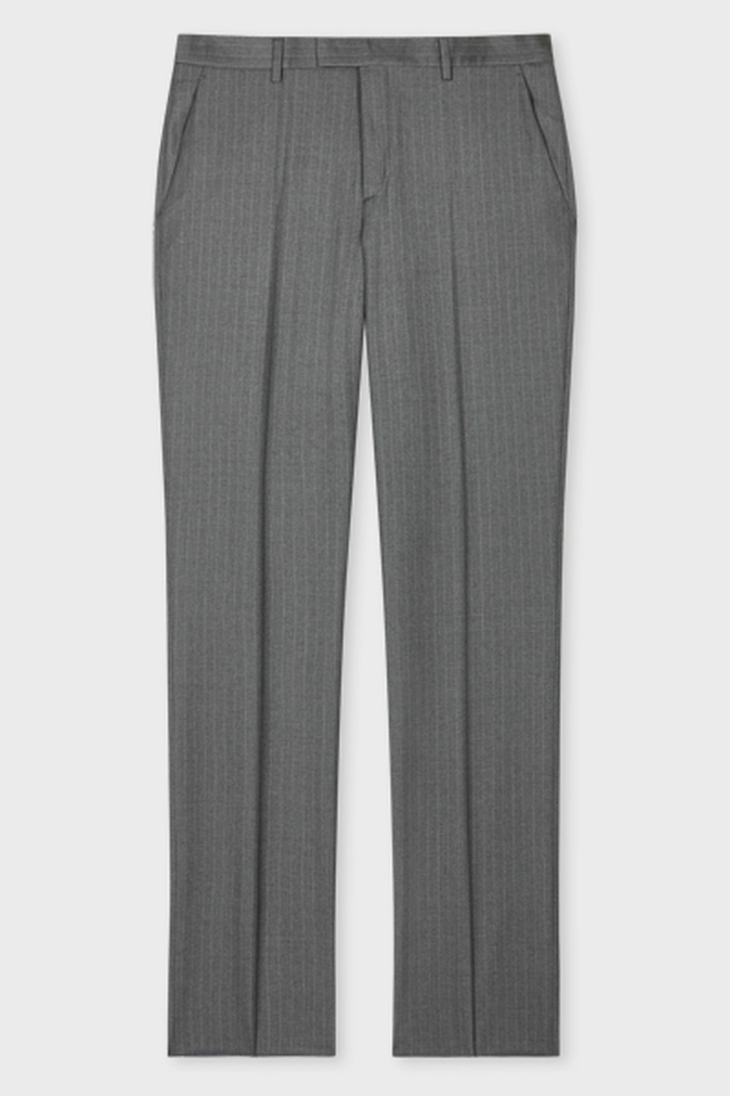 MENS SLIM FIT TROUSER GREY MELANGE 7