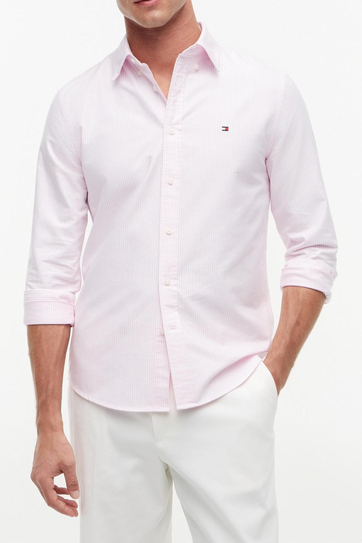 HERITAGE OXFORD STRIPE ROSE PETAL/STRIPE 1