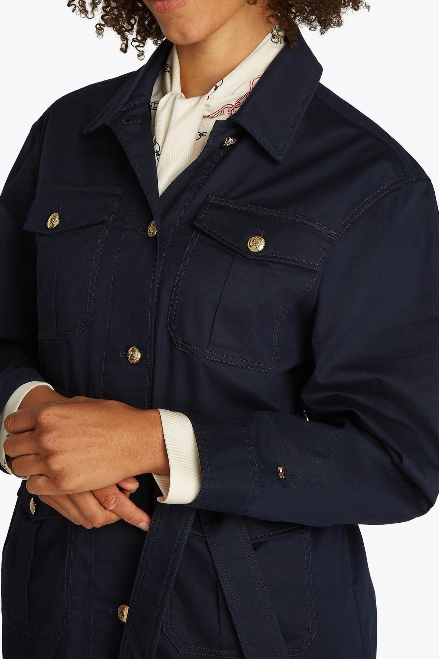 GOLD BUTTON UTILITY DARK NIGHT NAVY 6