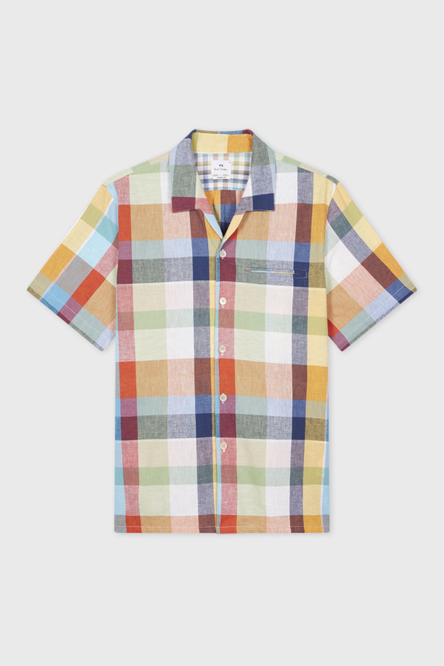 MENS SS CASUAL FIT SHIRT MULTI COLOURED 2