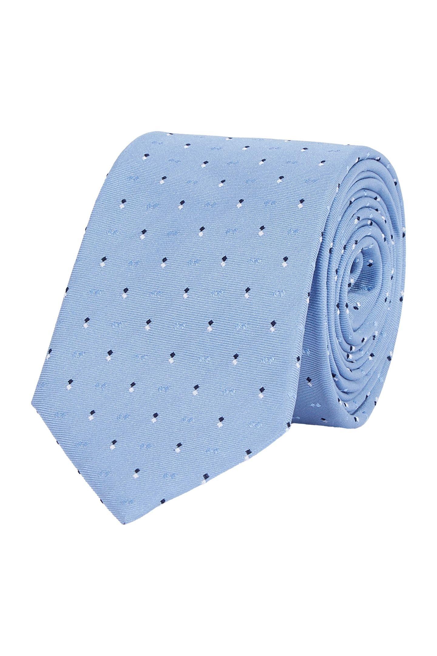 DOUBLE DOTS SILK TIE VISTA BLUE 3