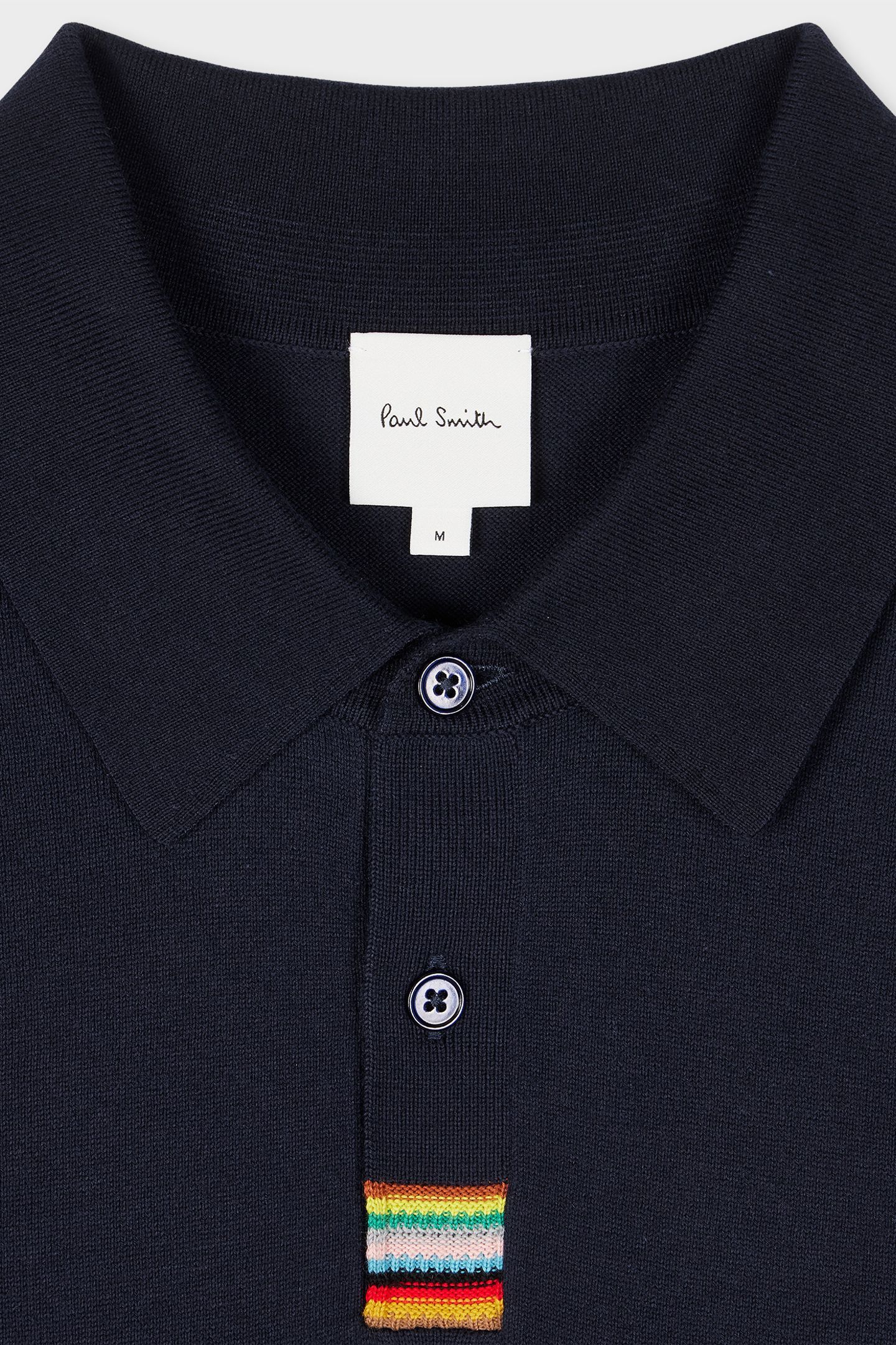 MENS SWEATER SS POLO VERY DARK NAVY 6