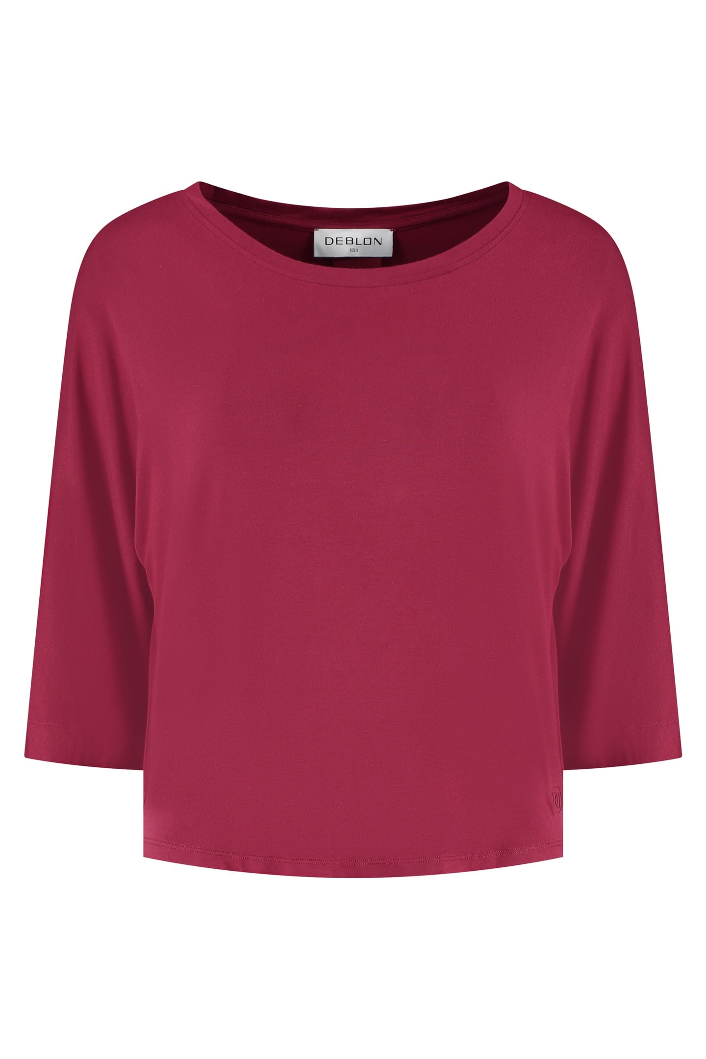 LESLIE TOP CRIMSON RED 1