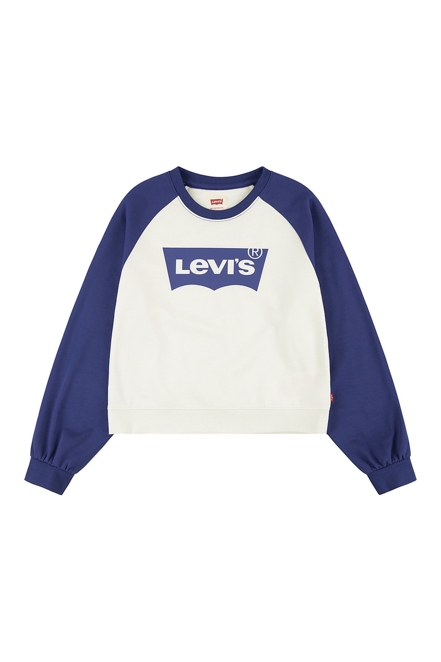 GIRLS RAGLAN BATWING CREW TWILIGHT BLUE 1