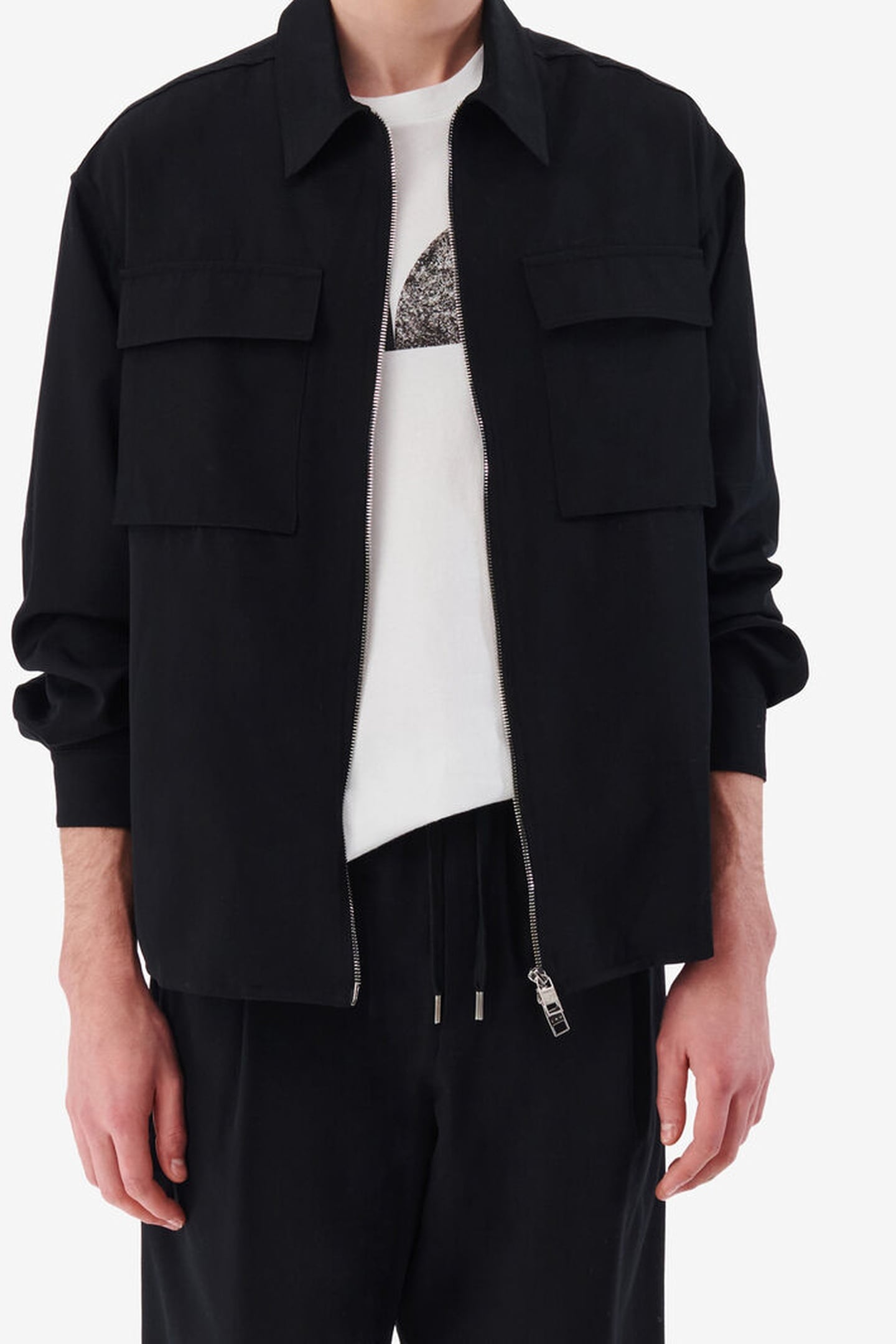 LYESS OVERSHIRT BLACK 2