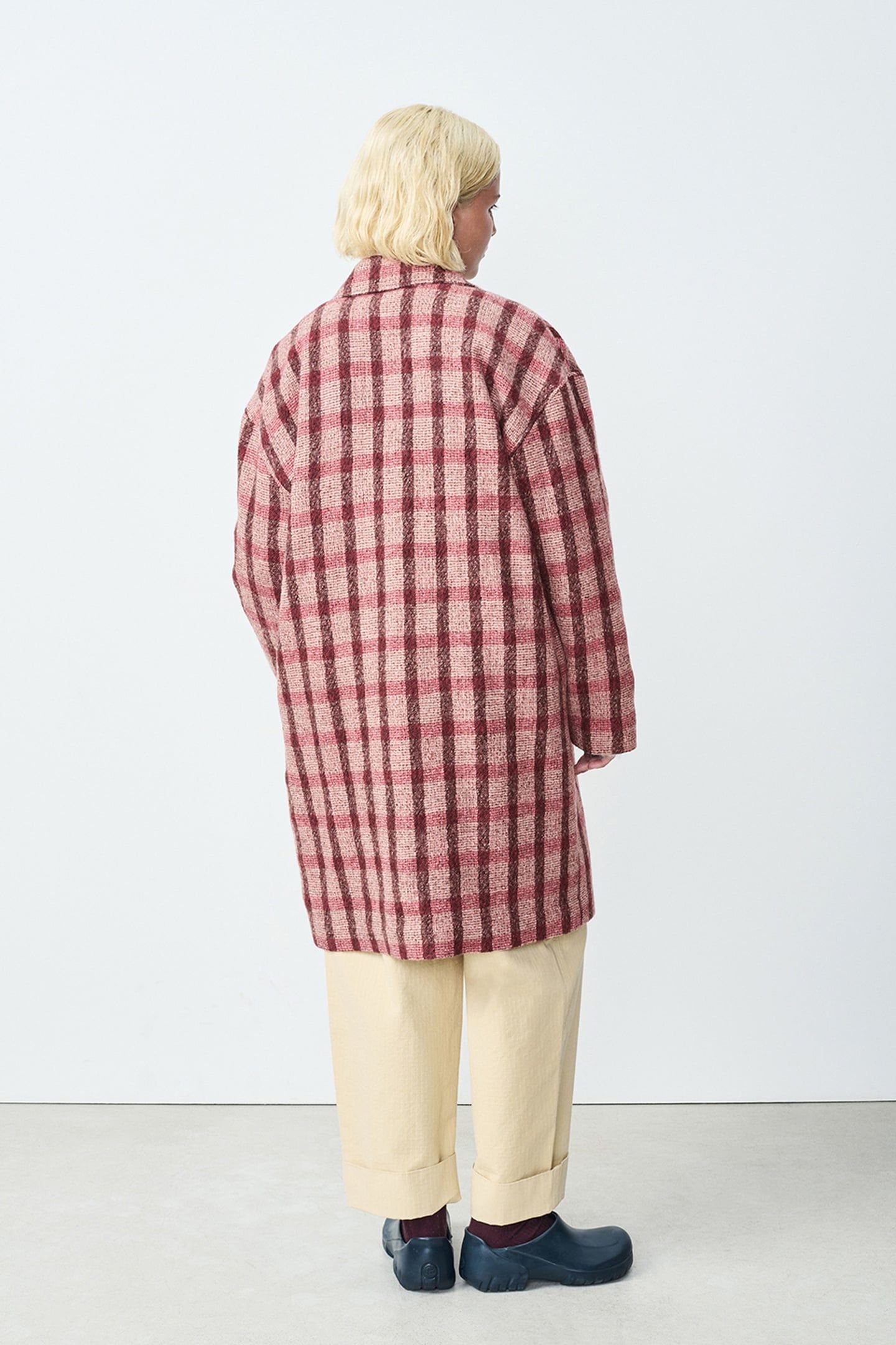 TURSBURG COAT TARTAN POIVRE ROUGE 2