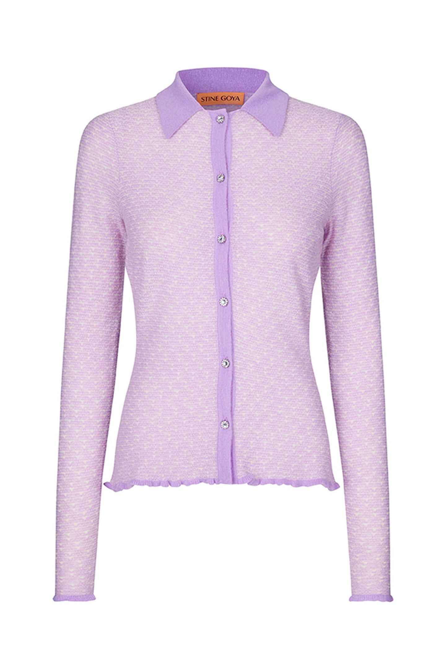 BOBBI CARDIGAN MID LAVENDER 3