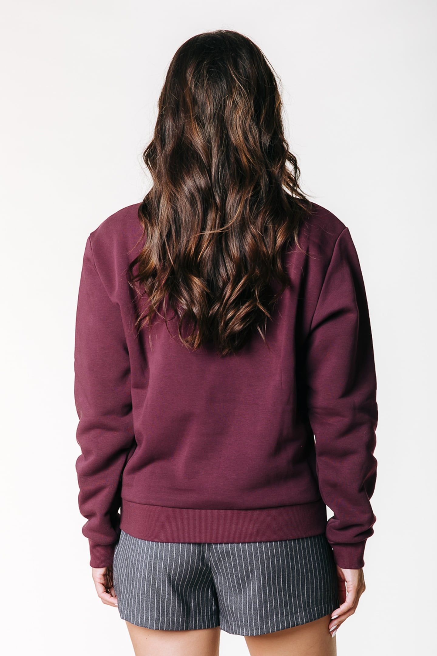 LOGO WAVE PUFF RELAXED SWEAT PORT RED 2