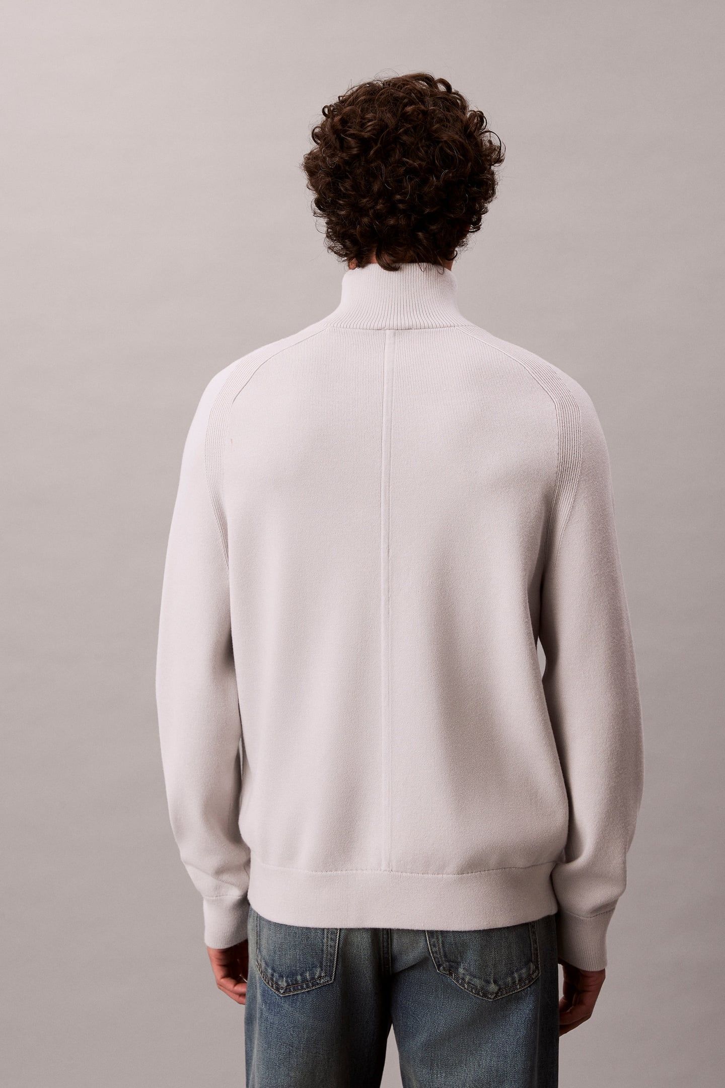 LS SNOWY TECH KNIT SWEATER CHALK 2