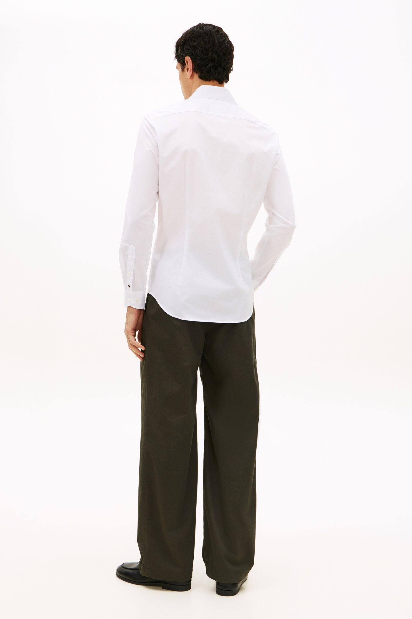 DC FLEX COLLAR SHIRT WHITE 3
