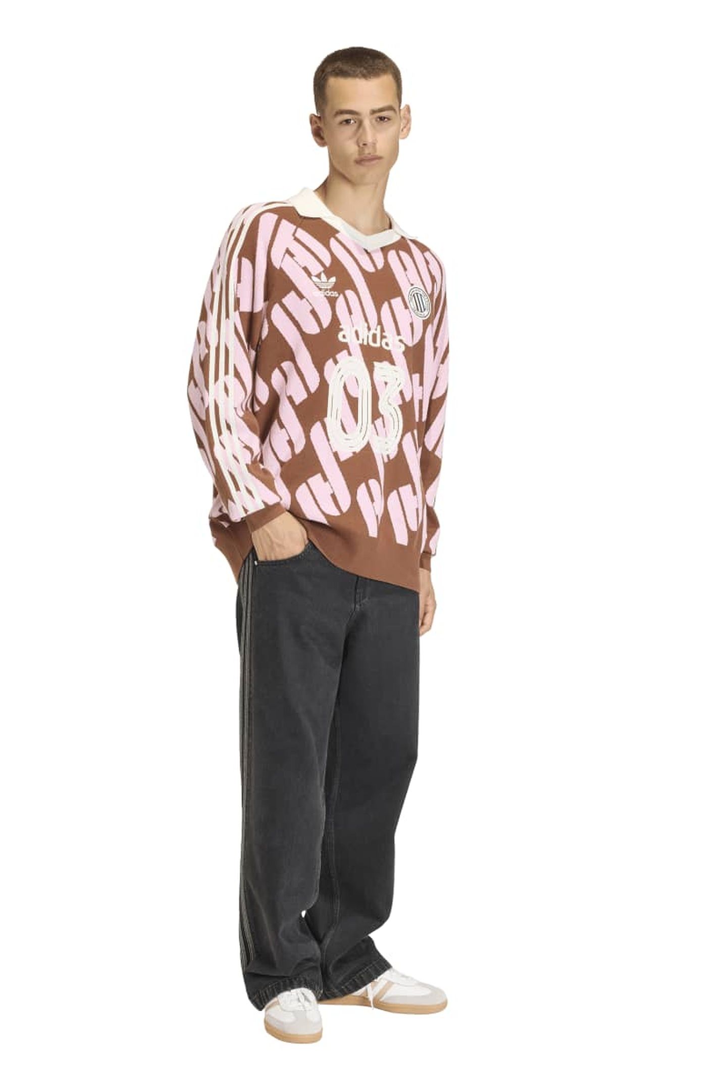 UNISEX ADICOLOR BLOKECORE POLO PRELOVED BROWN 8