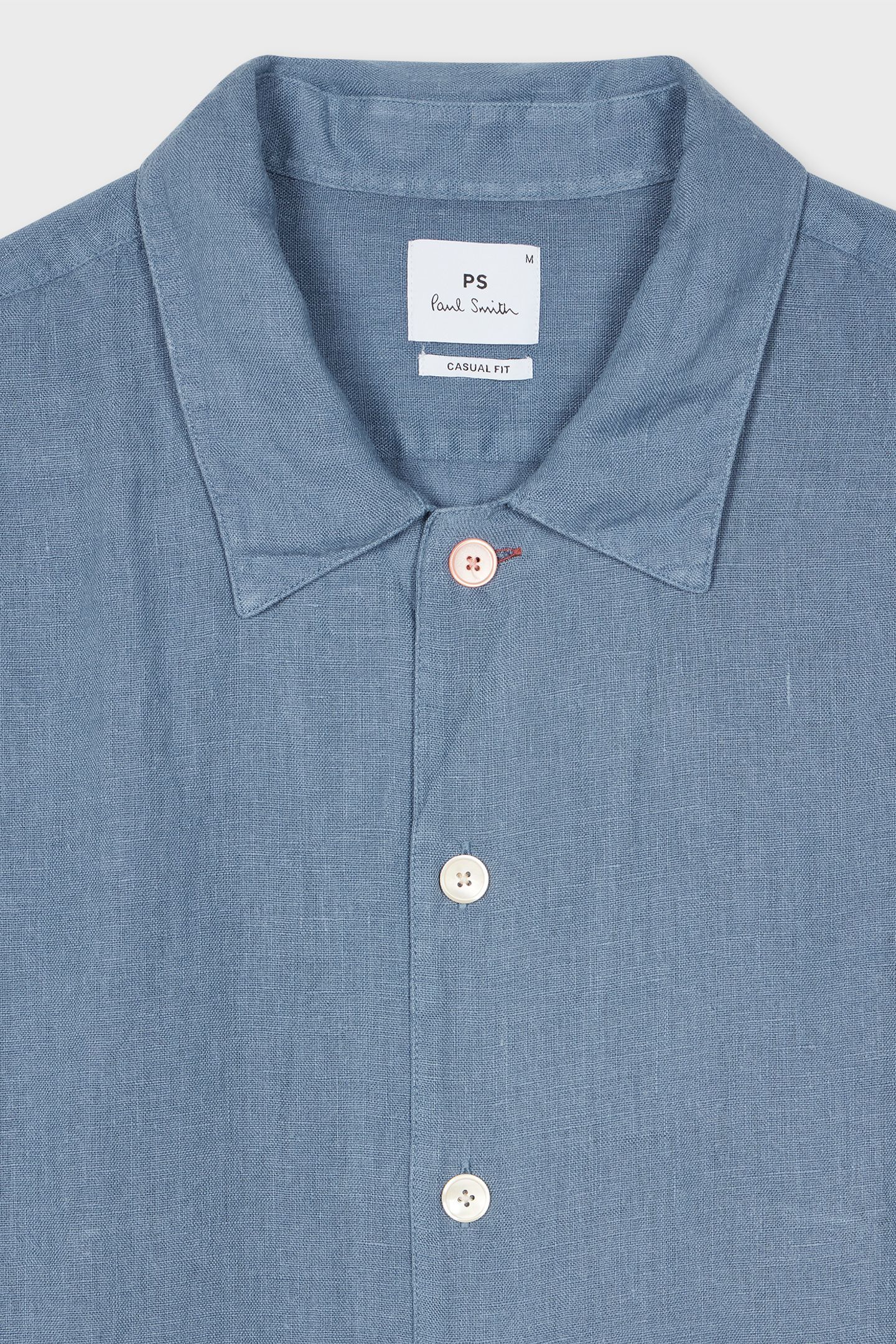 MENS SS CASUAL FIT SHIRT GREYISH BLUE 4