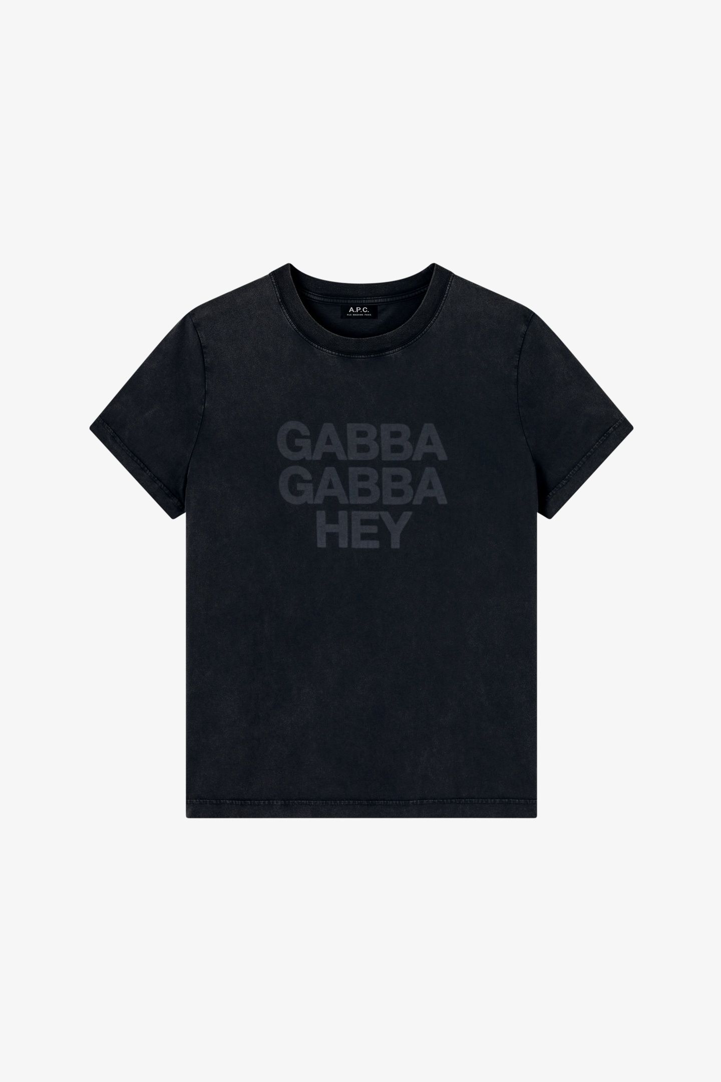 UNISEX T-SHIRT MC GABBA GABBA HEY BLACK 2