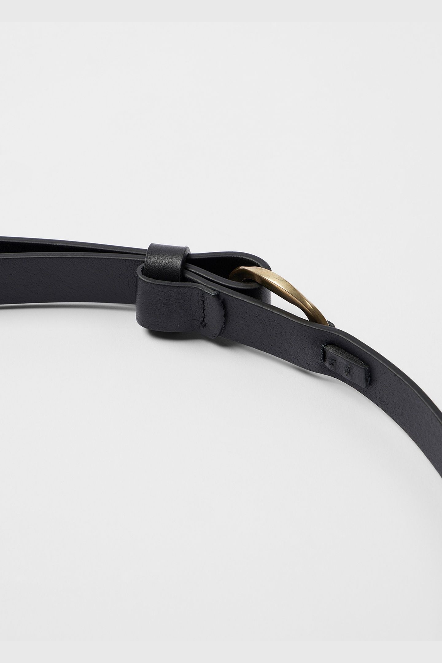 WOMEN BELT TWIST RING BLACK 4