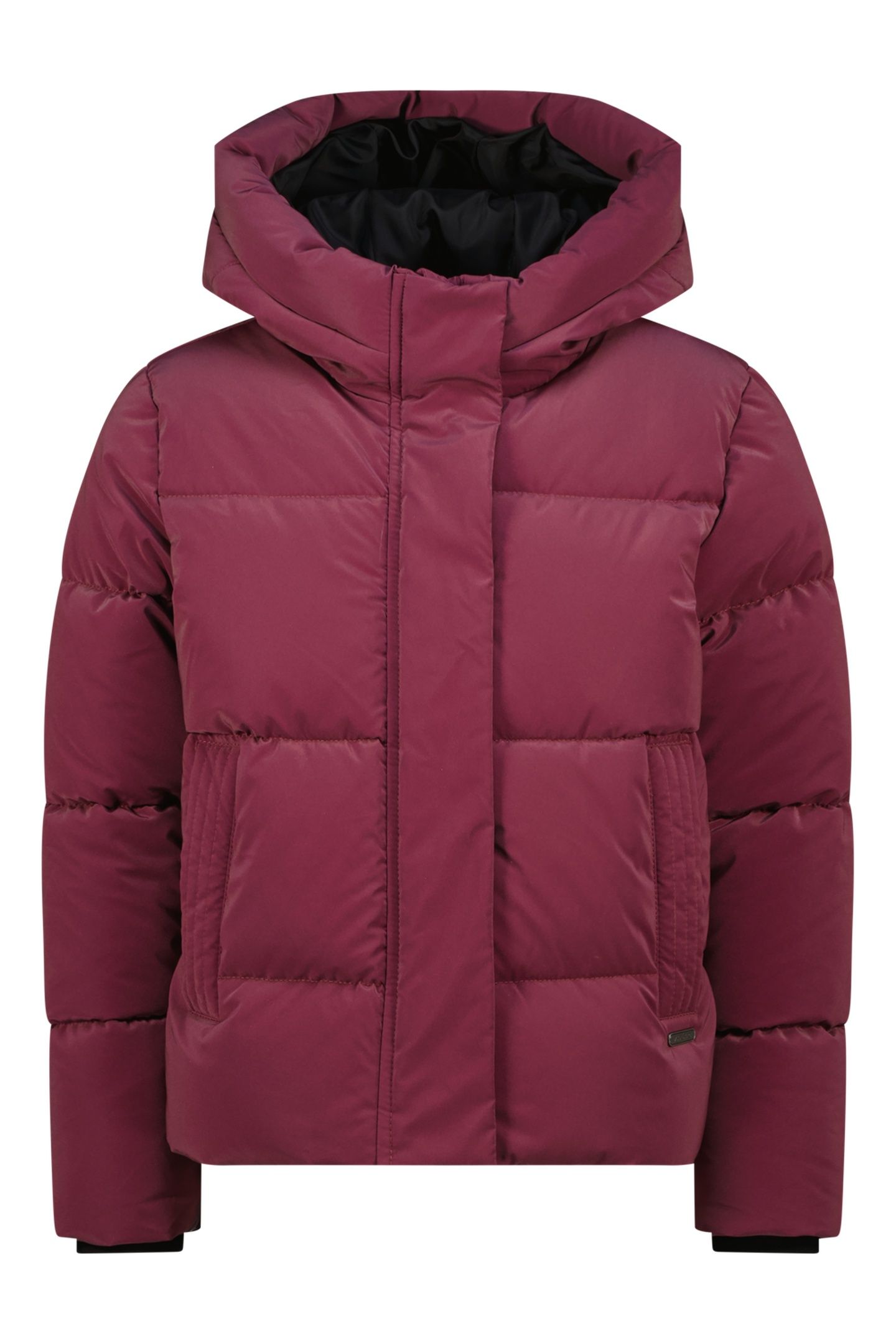 GIRLS TIBANA JACKET OUTDOOR BURGUNDY RED 5