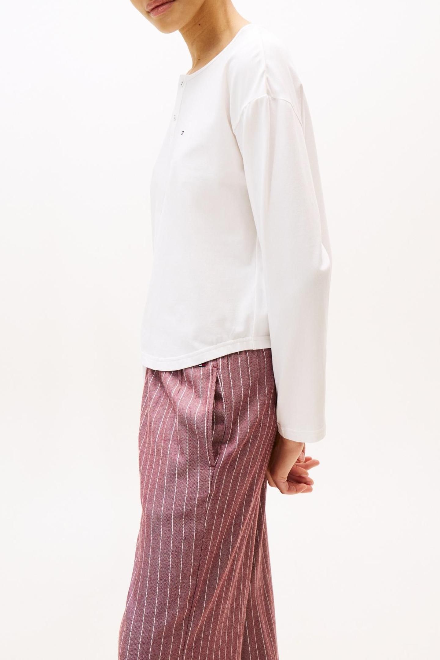 GIFT LOOSE TEE FLNL SET ECRU/THIN STRIPE ROUGE 3