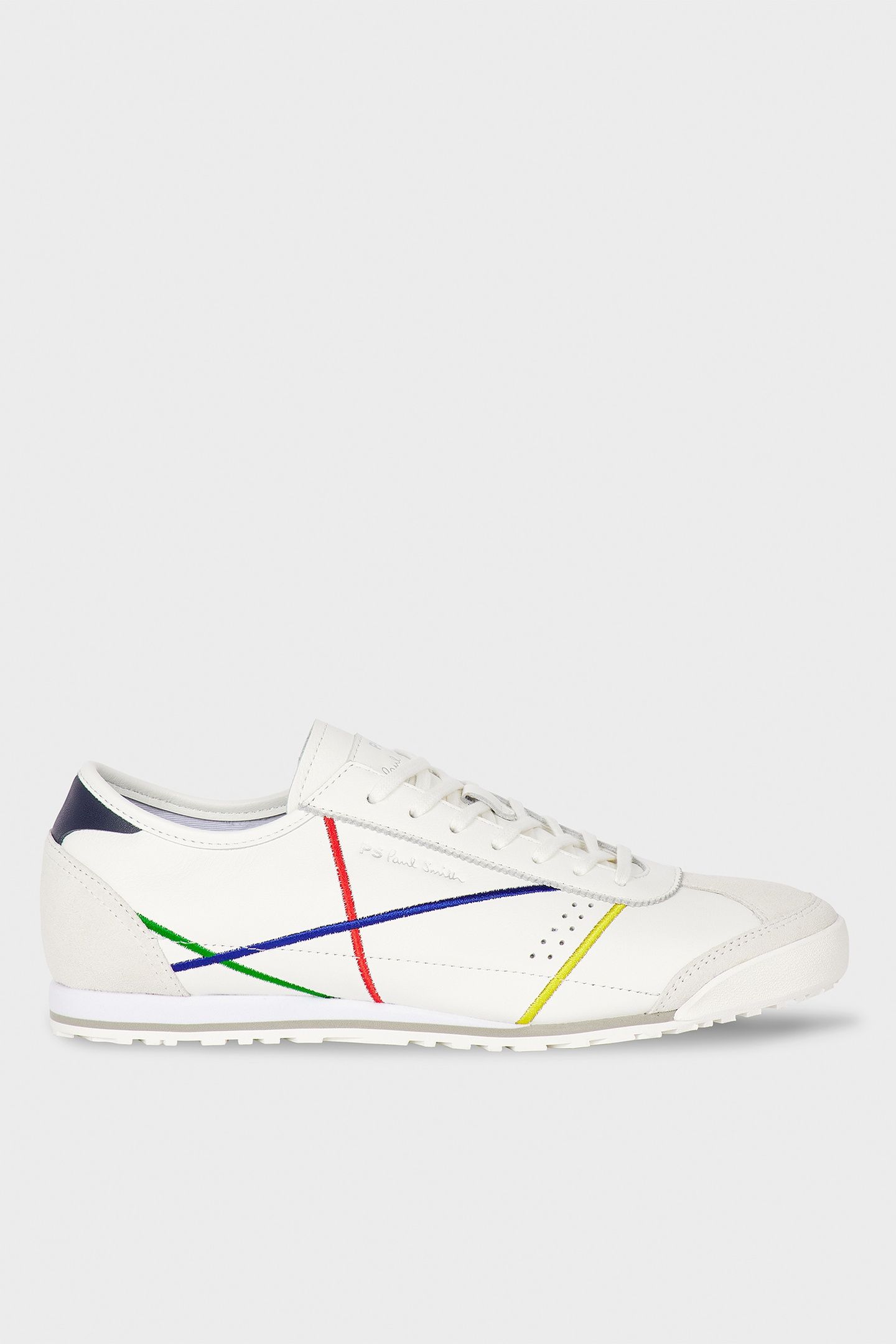 MENS SHOE MESTRE WHITE EMBROIDERY WHITE 1