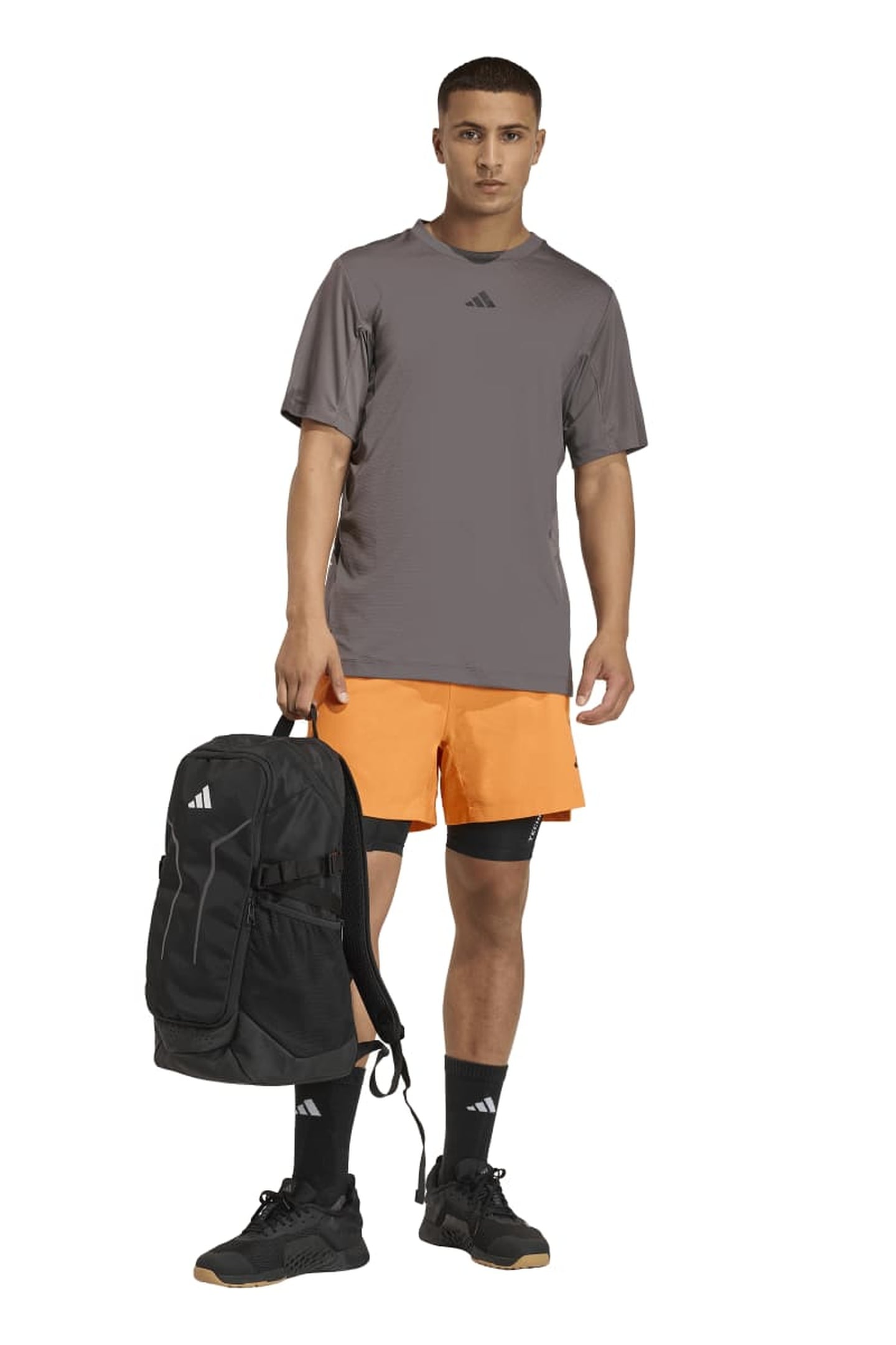UNISEX D4T PRIMELIFT TEE CHARCOAL 7