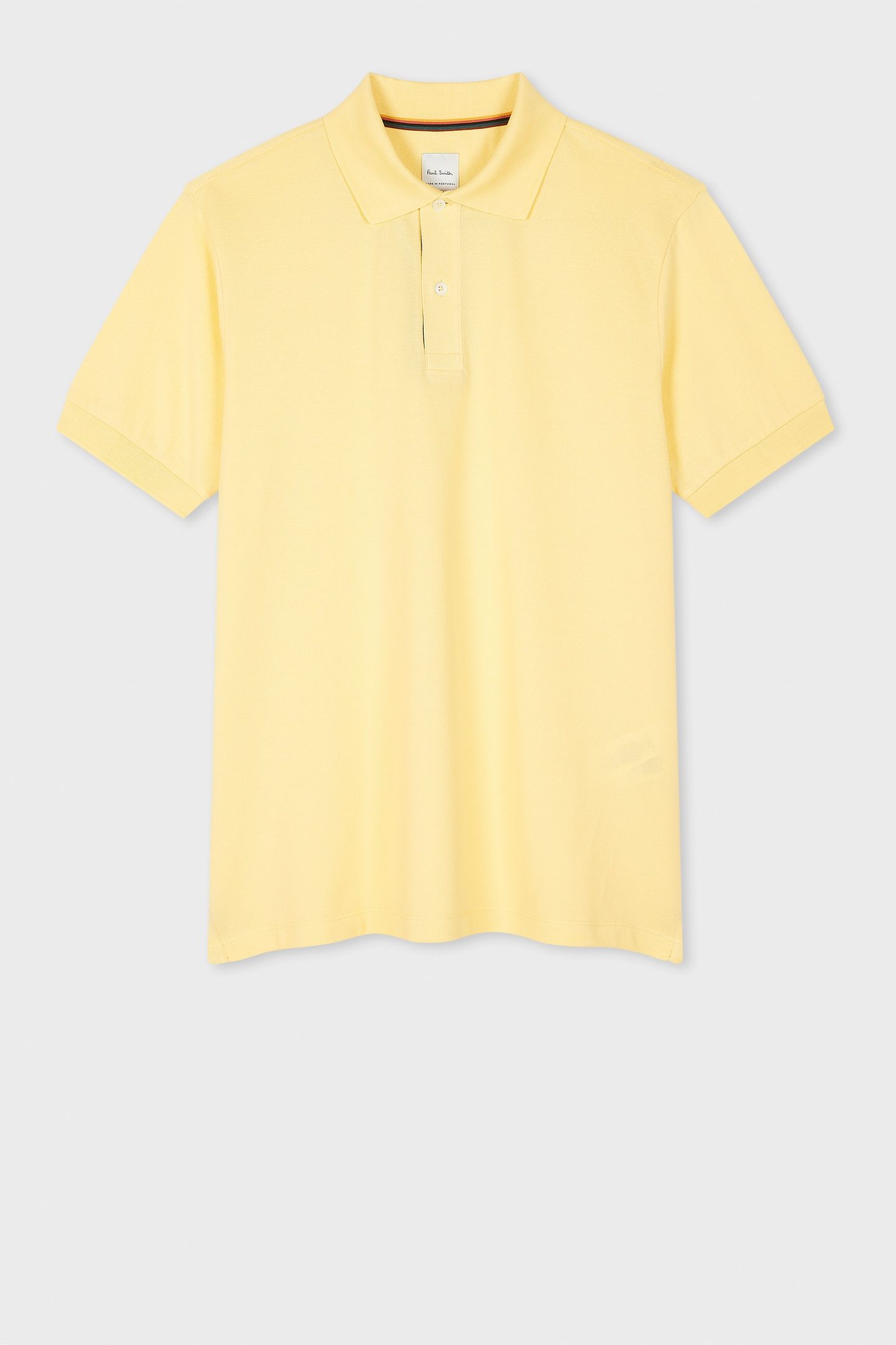 MENS STR PLACKET POLO YELLOW 4