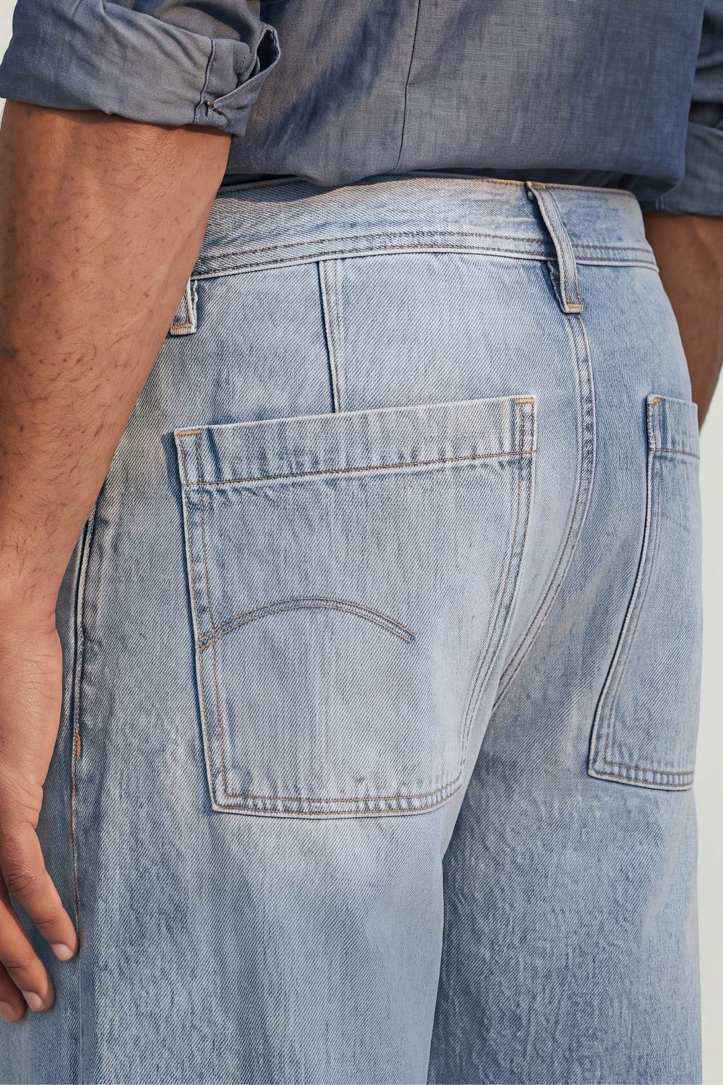 MODSON STRAIGHT CHINO LIGHT/PASTEL BLUE 6