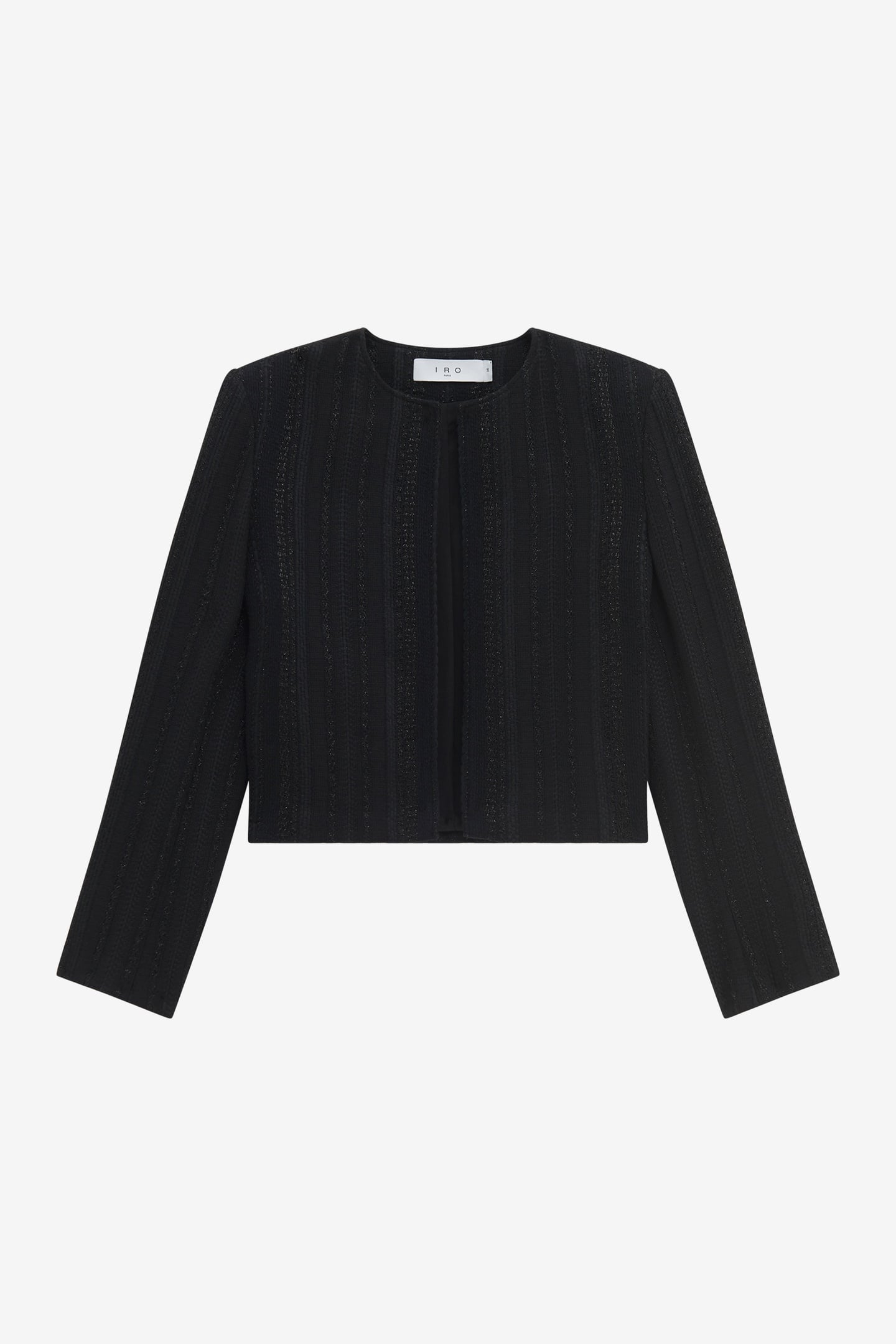 DANIM JACKET BLACK LUREX 4
