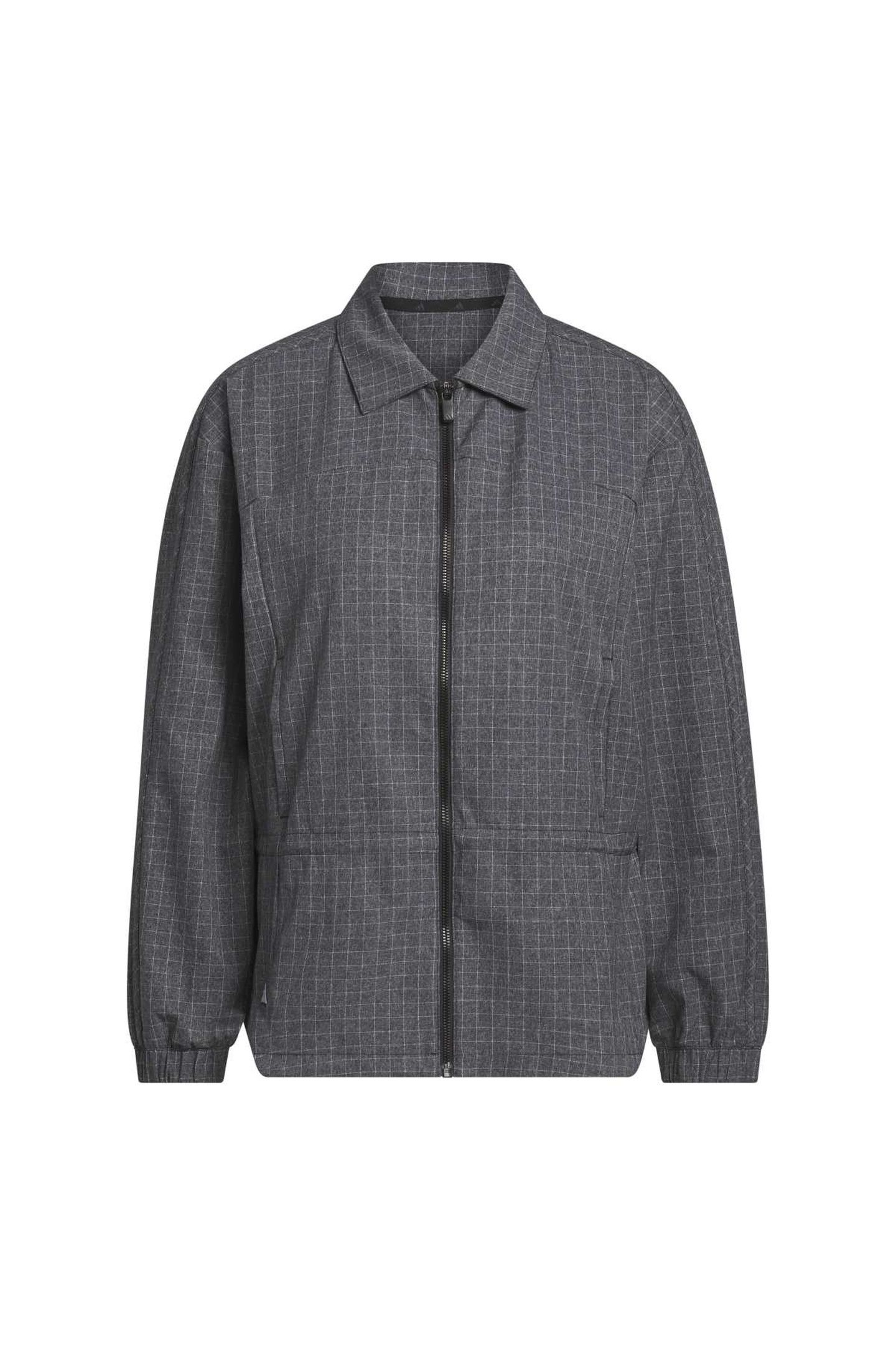 ULTIMATE365+ PEPLUM GRID JACKET BLACK 5