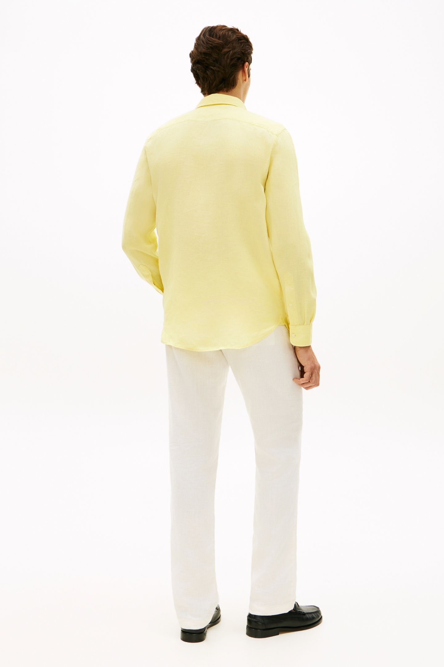 PIGMENT DYED LINEN SOLID CITRONELLA 3