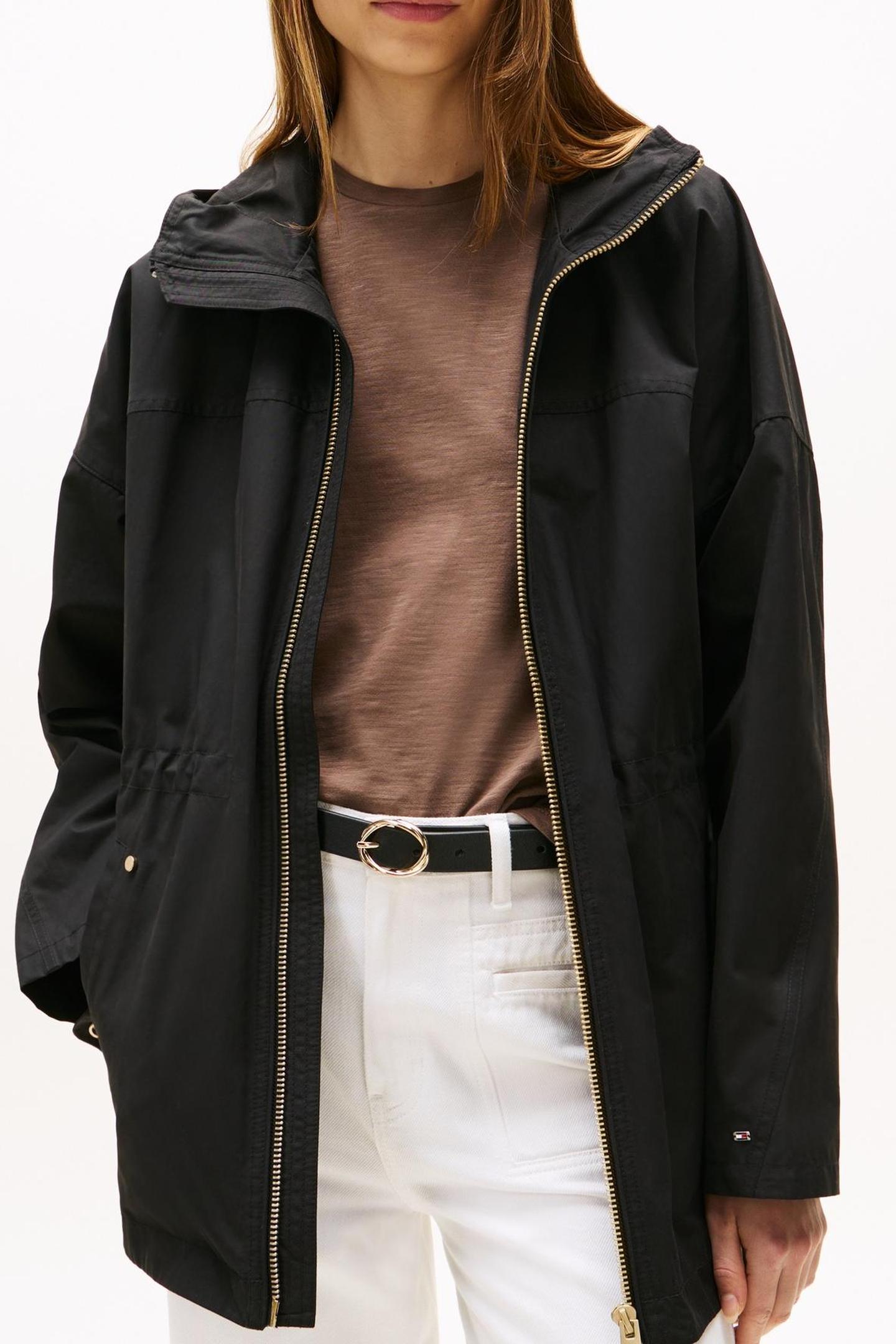 COTTON NYLON REG PARKA BLACK 4