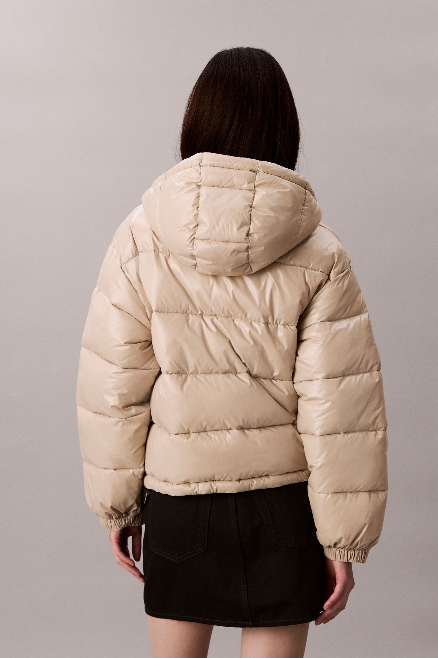 SHINE PUFFER JACKET ISLAND FOSSIL 2