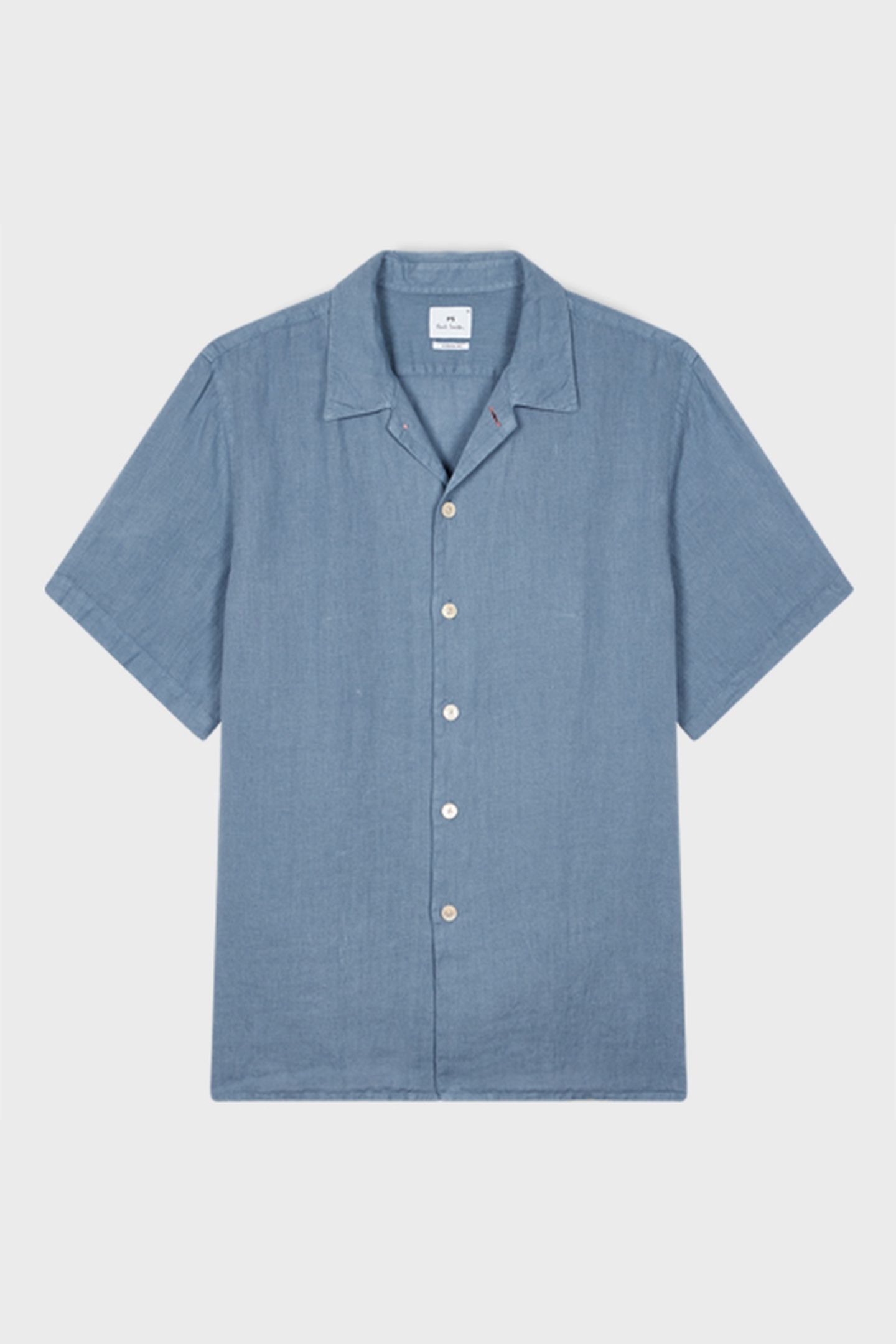 MENS SS CASUAL FIT SHIRT GREYISH BLUE 2