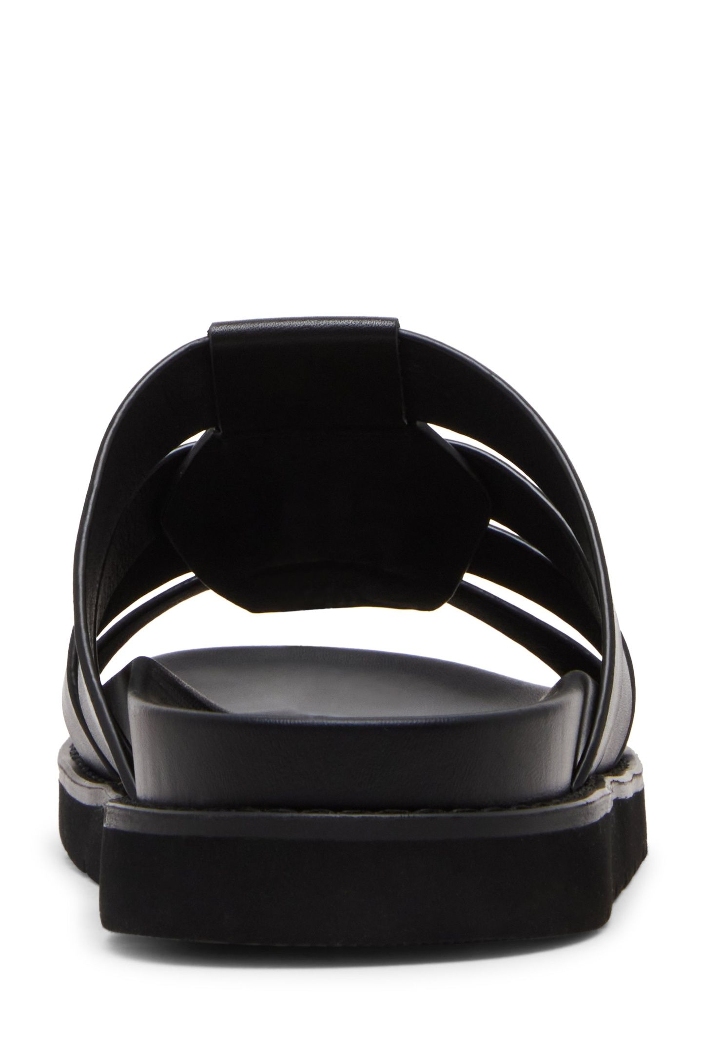 ANKARA SANDALS BLACK LEATHER 5