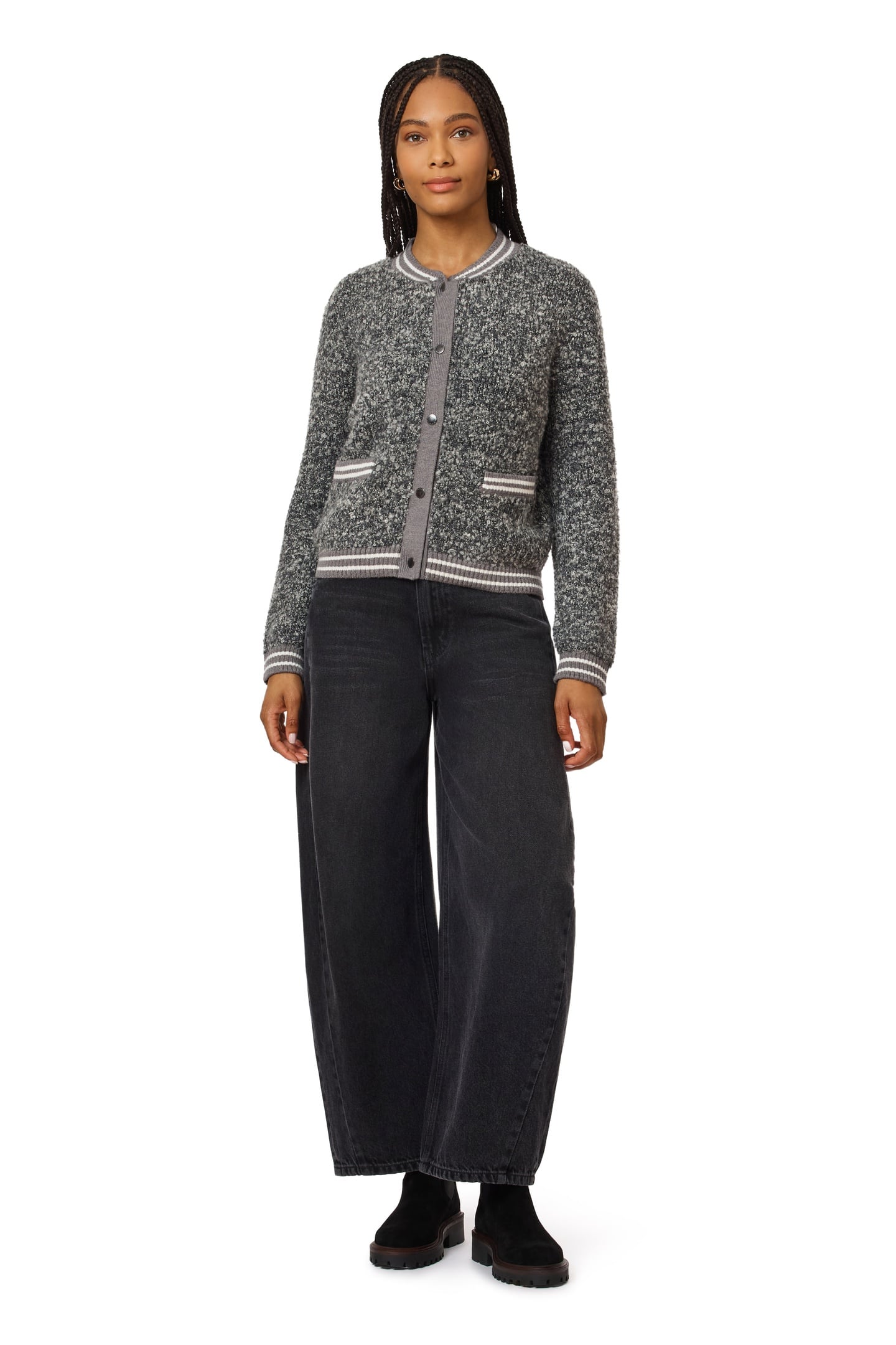 BOUCLE BOMBER JACKET THUNDERSTORM 3