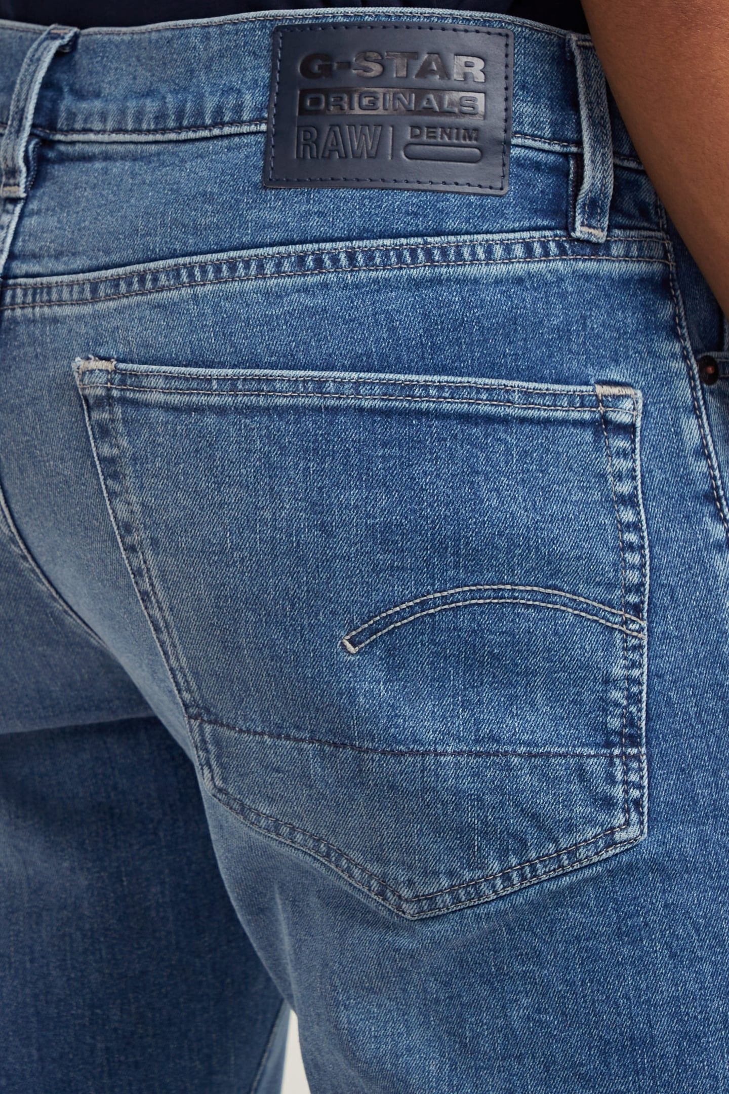 3301 REGULAR TAPERED MEDIUM BLUE 6