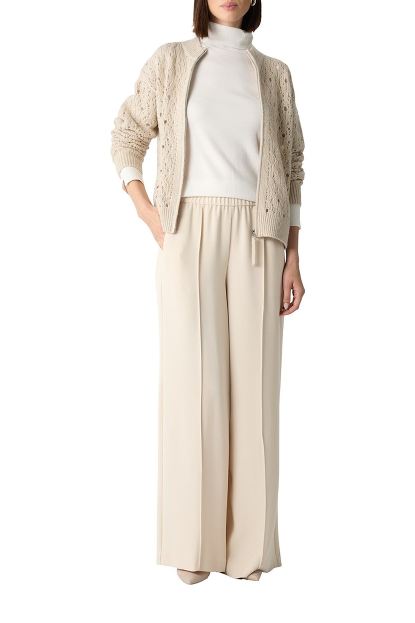 COMMA CARDIGAN GREY/BLACK 2