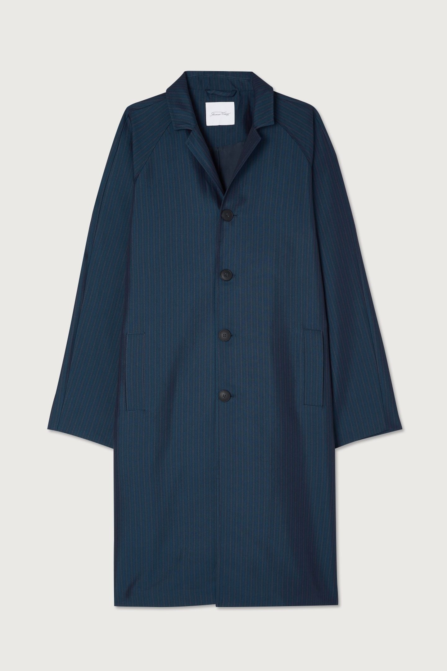 DIGSTONE COAT RAYURES NAVY 1