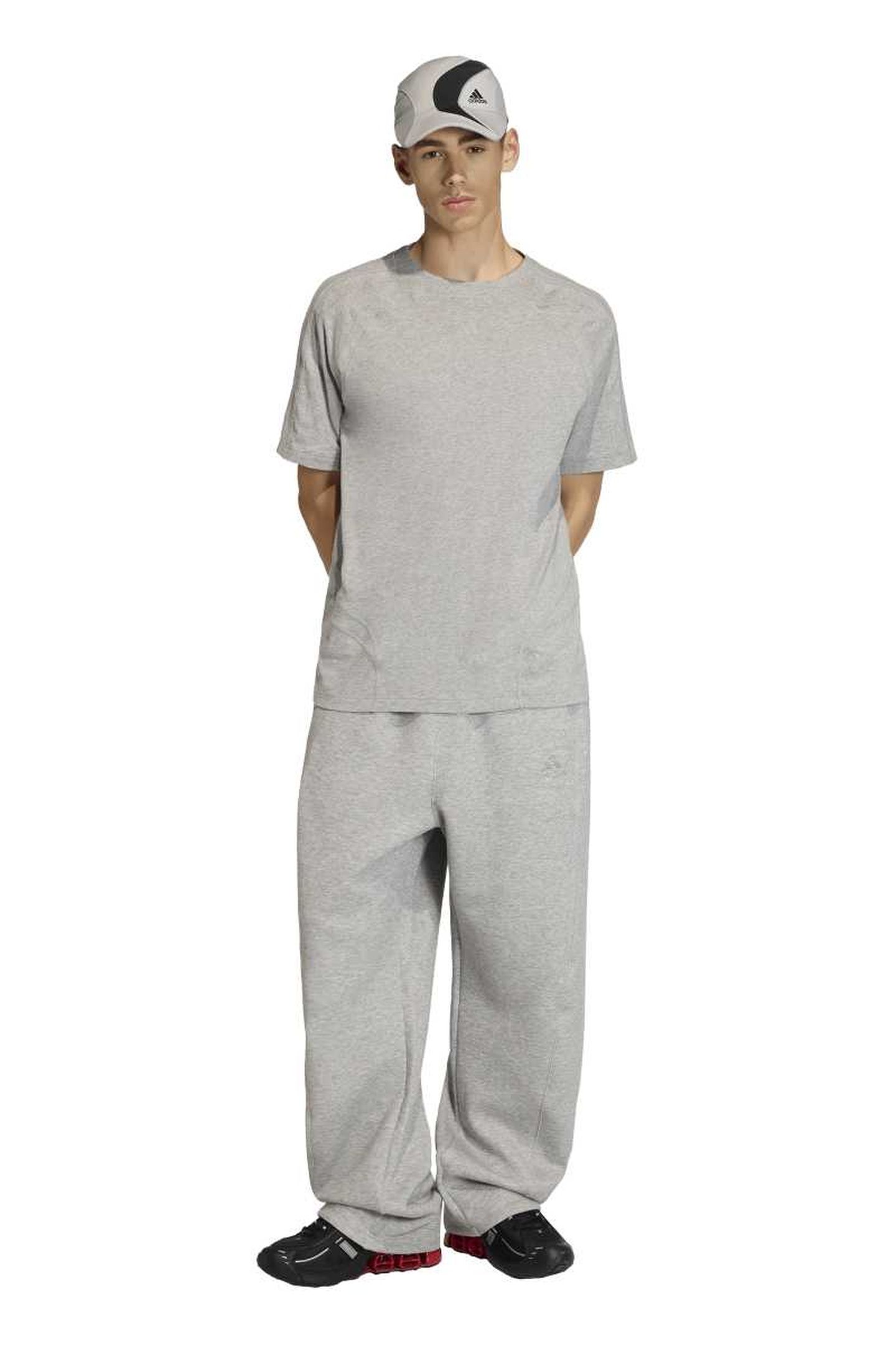UNISEX CUTLINE CO TEE MEDIUM GREY HEATHER 6